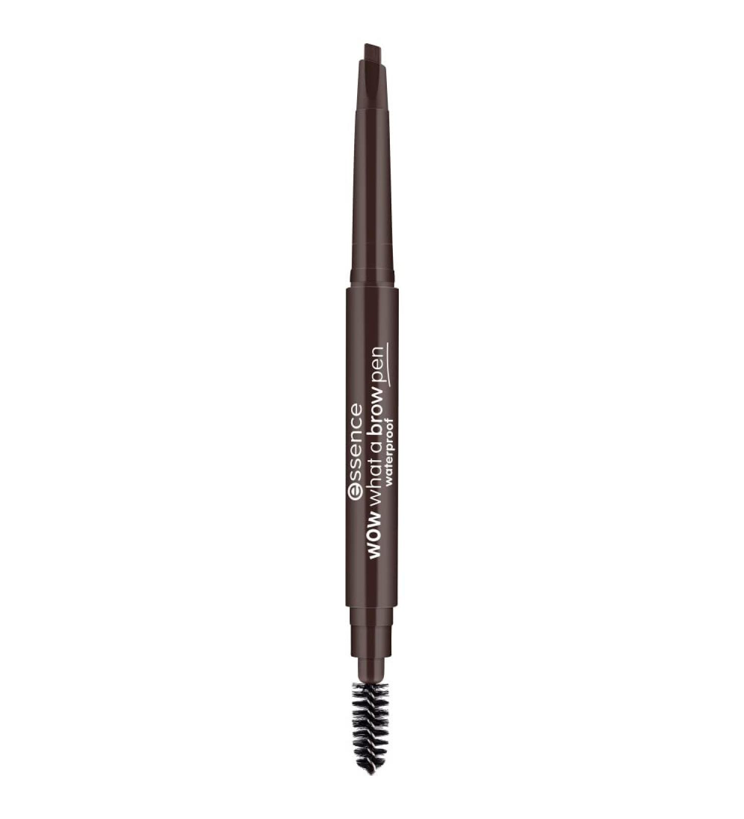 Buy Essence WoW What a Brow Pen No. 04 Black-Brown - Waterproof Vegan Eyebrow Pencil | Instant Matte Finish - Buy Online on GoSupps.com