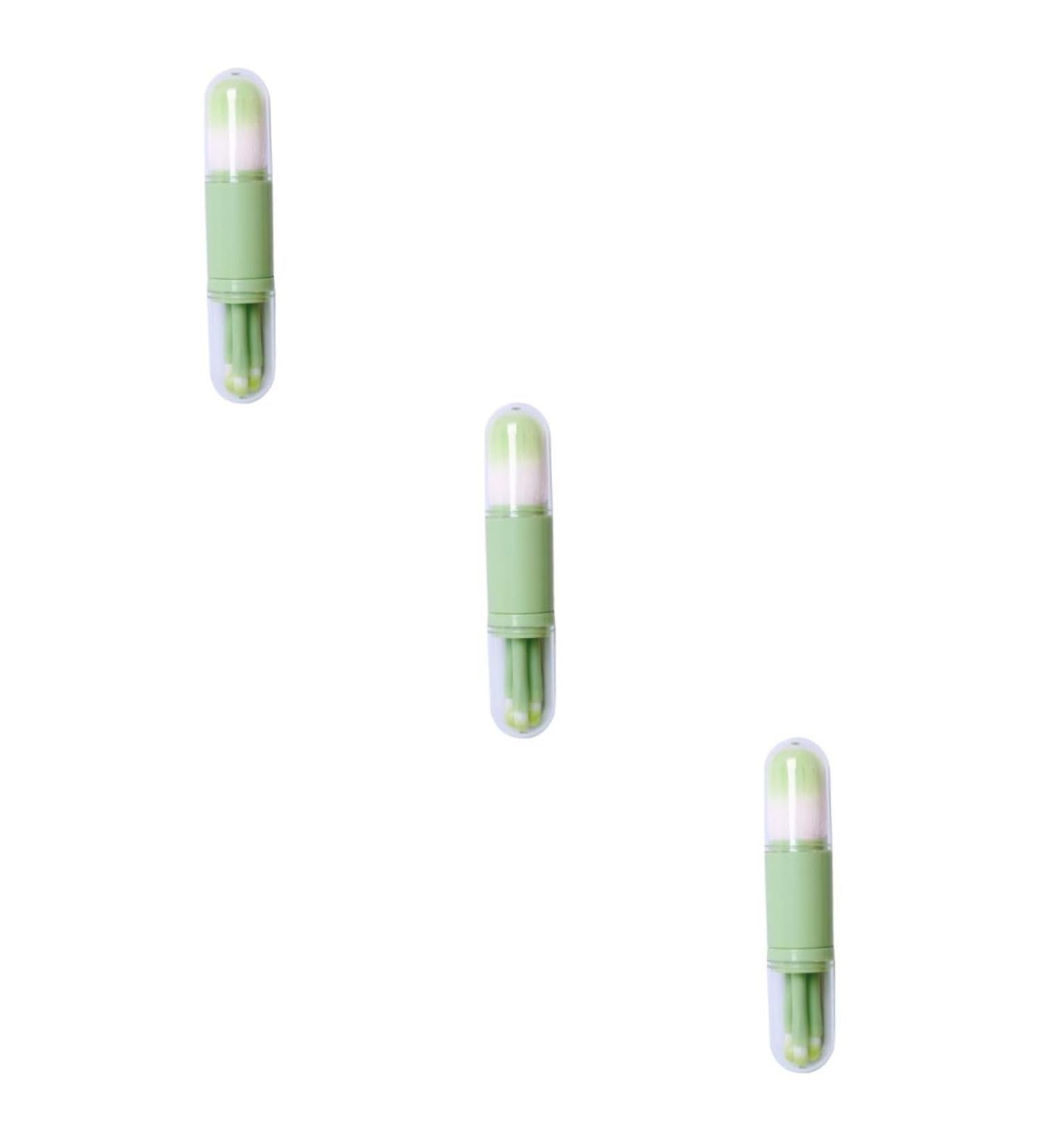 FRCOLOR 3 Sets telescopic makeup brush face powder brush kabuki beginner makeup brush eyebrow retractable blusher brush eye makeup brush multitools 4 in 1 lip brush artificial fiber Miss - Buy Online on GoSupps.com