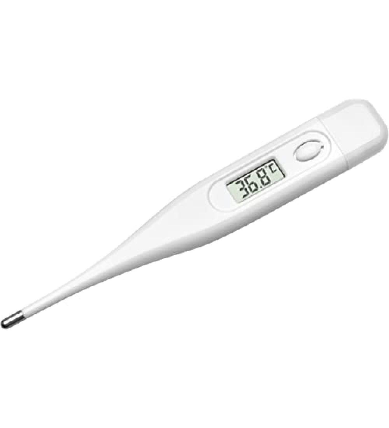 TFA Dostmann Electronic fever thermometer 15 2008 with signal tone measured value memory with plastic shell white (L) 19 x (b) 10 x (h) 128 mm