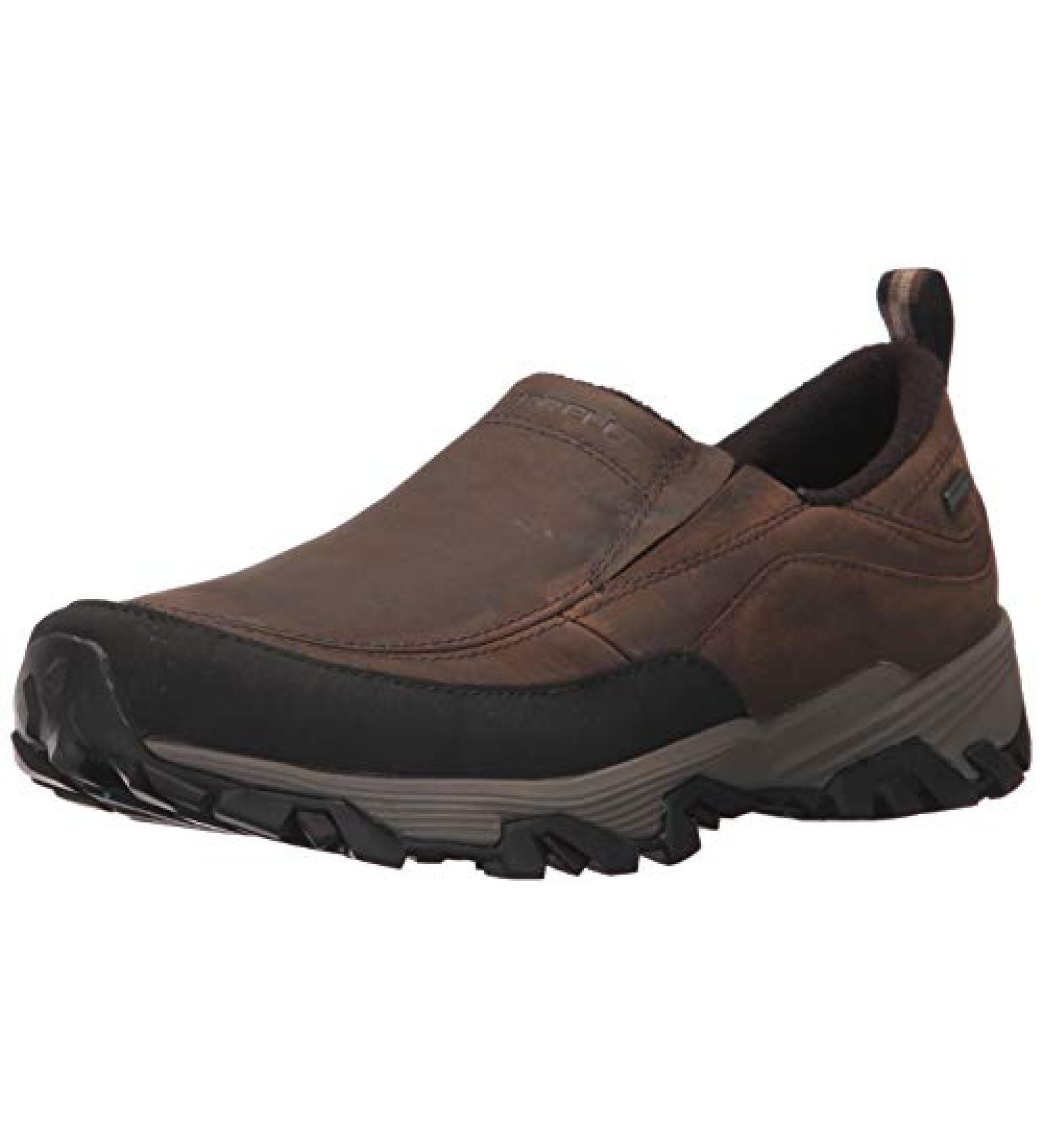 Merrell Men's Coldpack Ice+ Moc Waterproof Snow Boot 10.5 Brown - Warm & Dry Winter Footwear - Buy Online on GoSupps.com