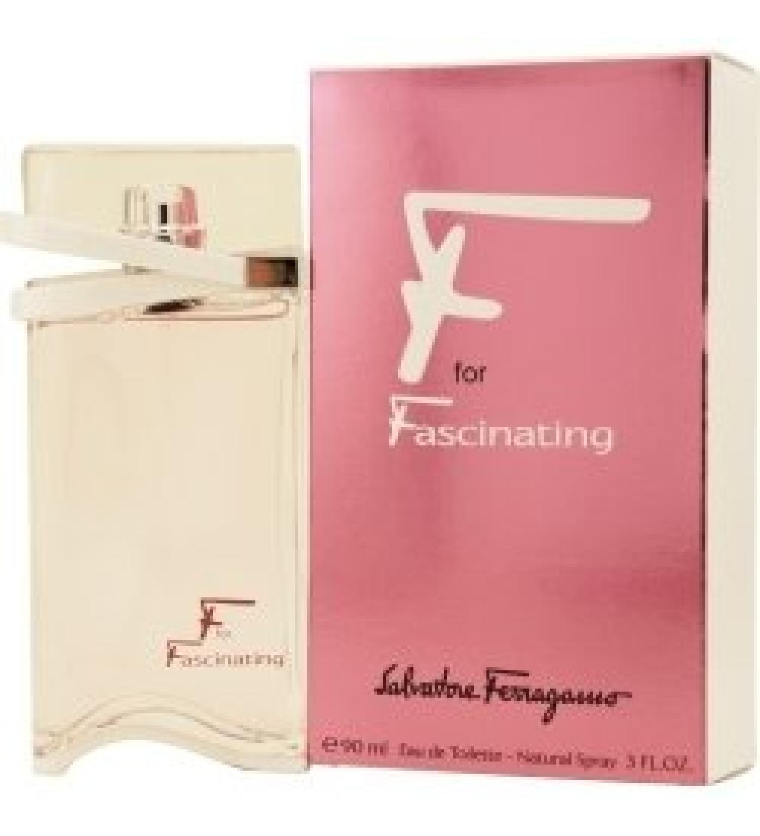 Salvatore Ferragamo F For Fascinating Eau de Toilette Spray for Women 3 oz