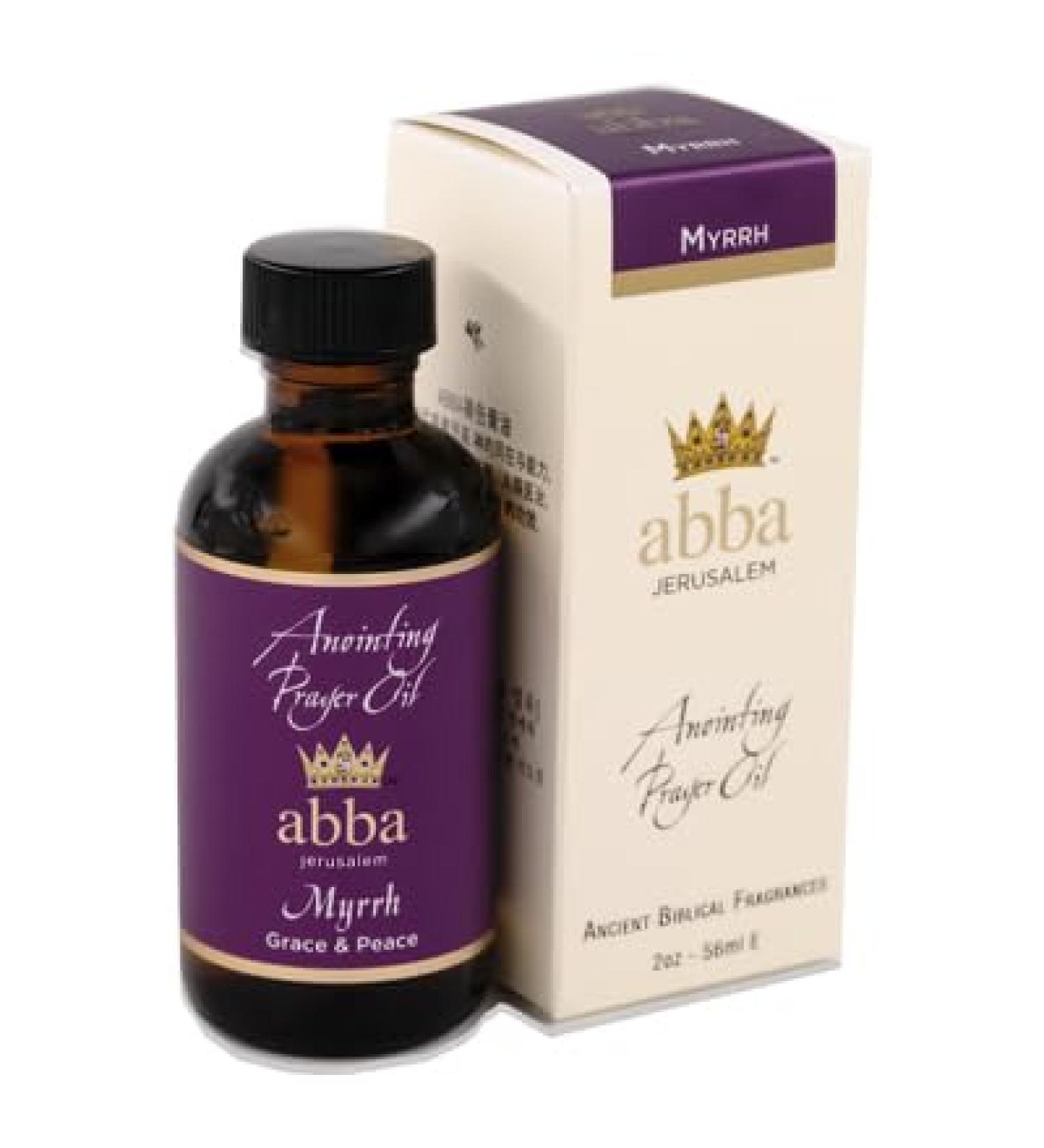 ABBA Oil Myrrh 2oz Anointing Oil in Gift Box - ABBA Jerusalem