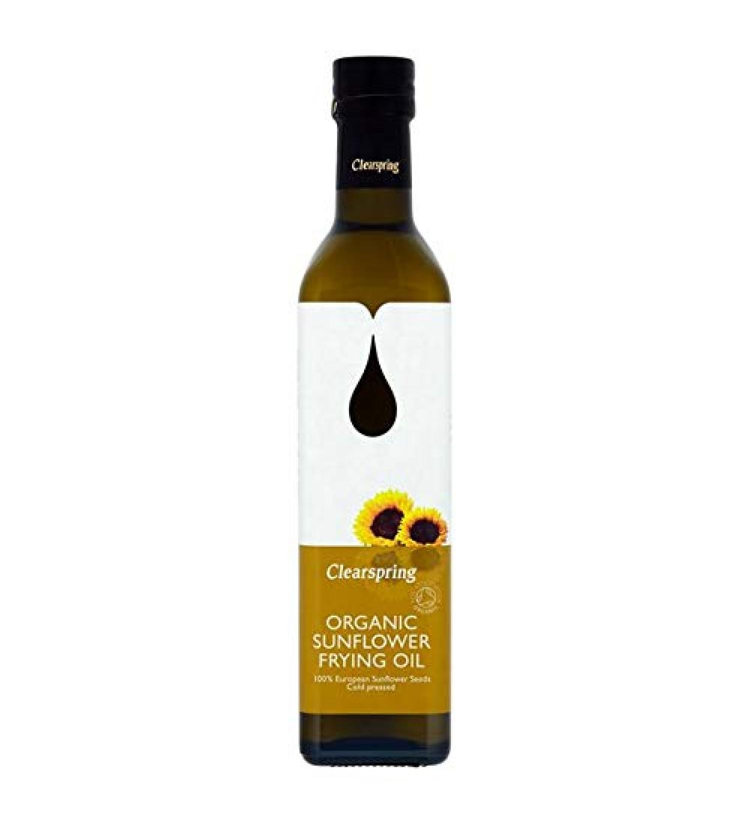 Clearspring 3 x 500ml Organic Sunflower Oil