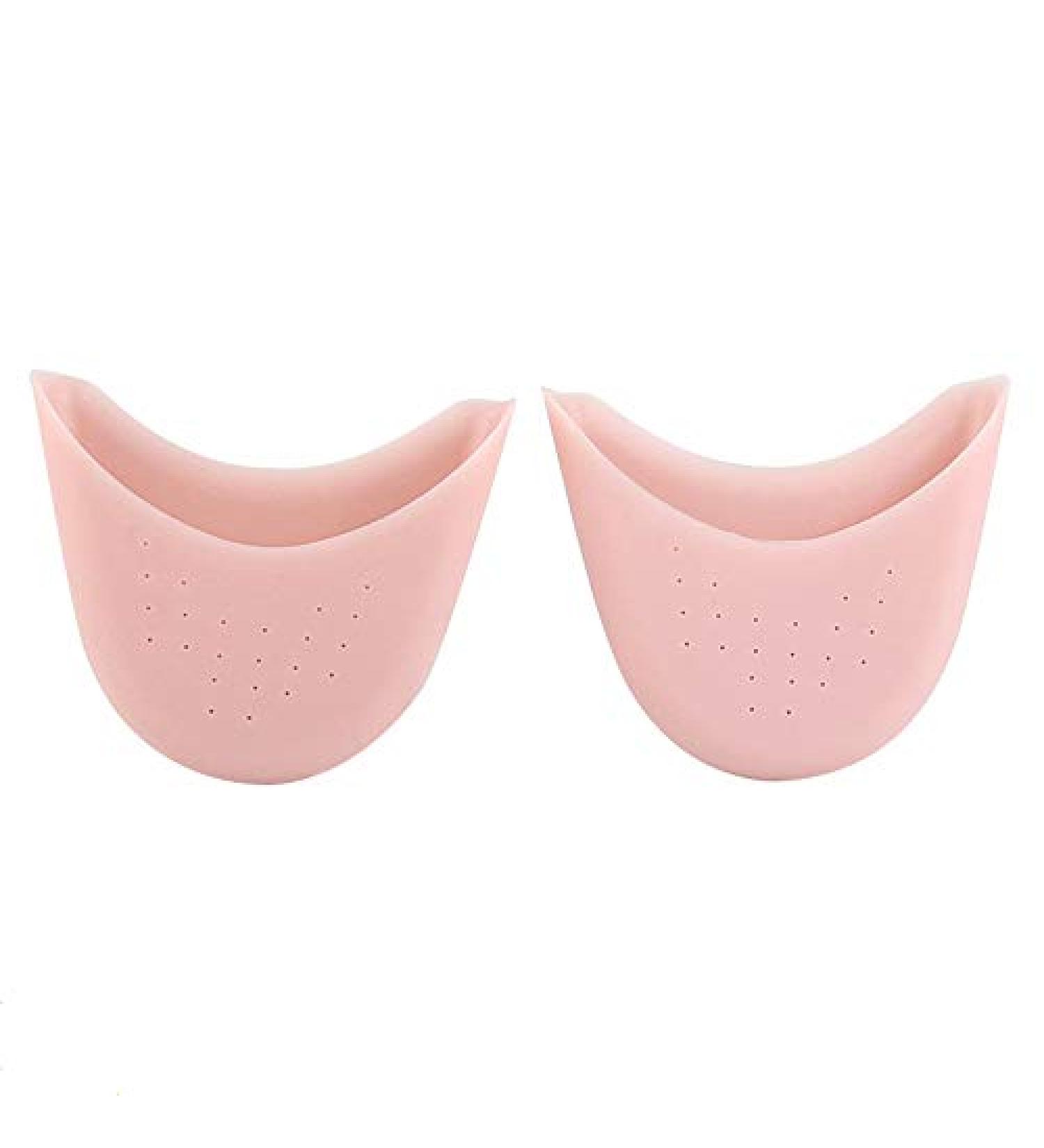 Soft Silicone Gel Ballet Dance Toe Pads - Toe Protectors with Breathable Hole, 1 Pair - Buy Online on GoSupps.com