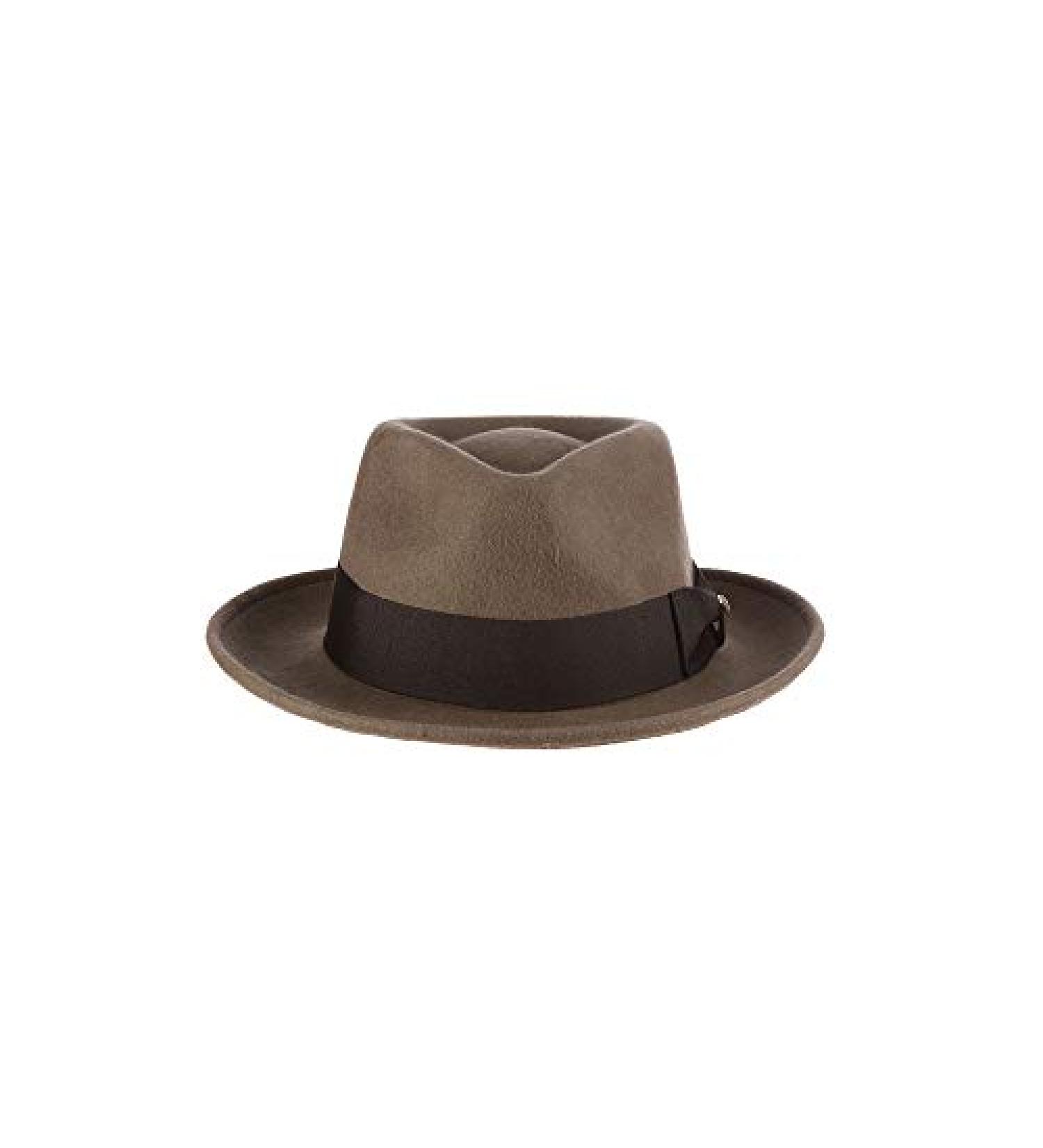 Scala Classico Men's Crushable Wool Felt Fedora in Olive - Size Large - Buy Online on GoSupps.com
