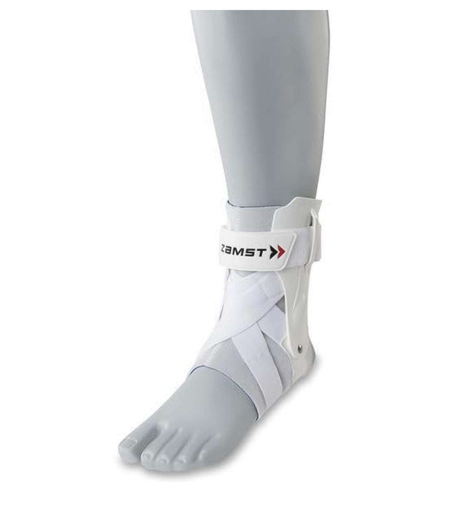 Buy Generic Premium Ankle Brace for High-Impact Sports | Exo-Grid i-FIT & X-STRAP Support | Left Medium White - International Shipping Available - Buy Online on GoSupps.com