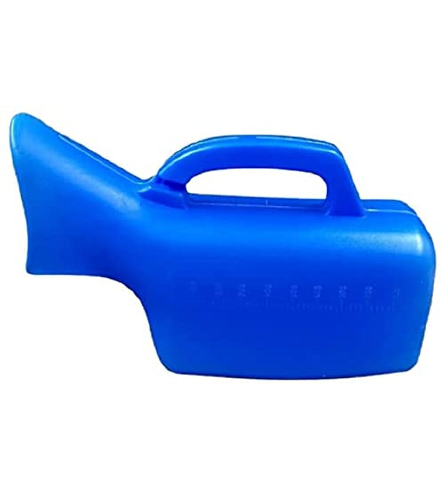 Thicken Bed Old Man Ms Urinal Urine Collection Containers Outdoor Emergency Urinal Reusable Portable Camping Tourism Car 1000ml (Color : Blue) - Buy Online on GoSupps.com