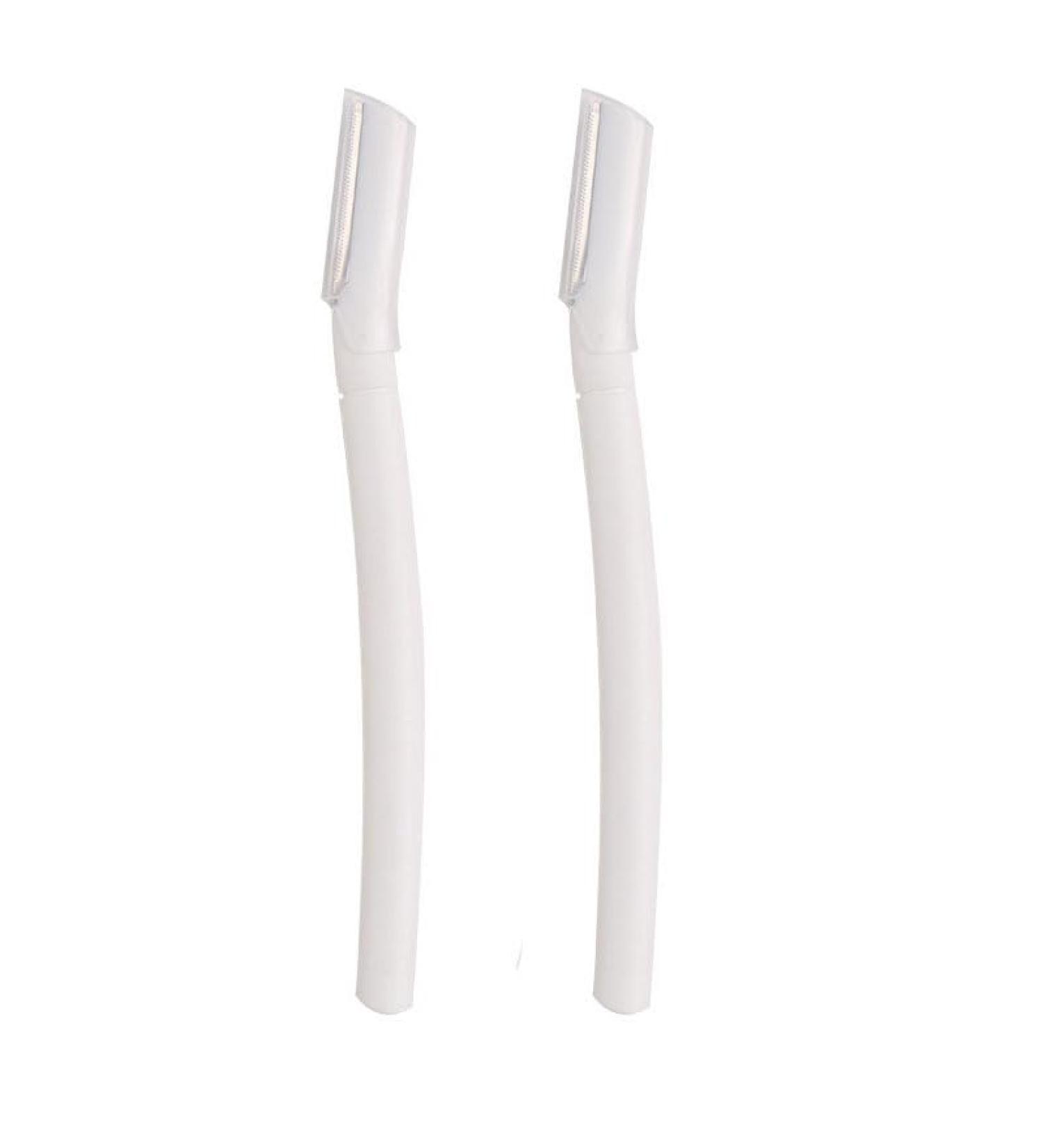 Buy 2/3PCs Women's Eyebrow Trimmer & Face Epilator - Stainless Steel Eyebrow Razor Beauty Tools (White) - Buy Online on GoSupps.com