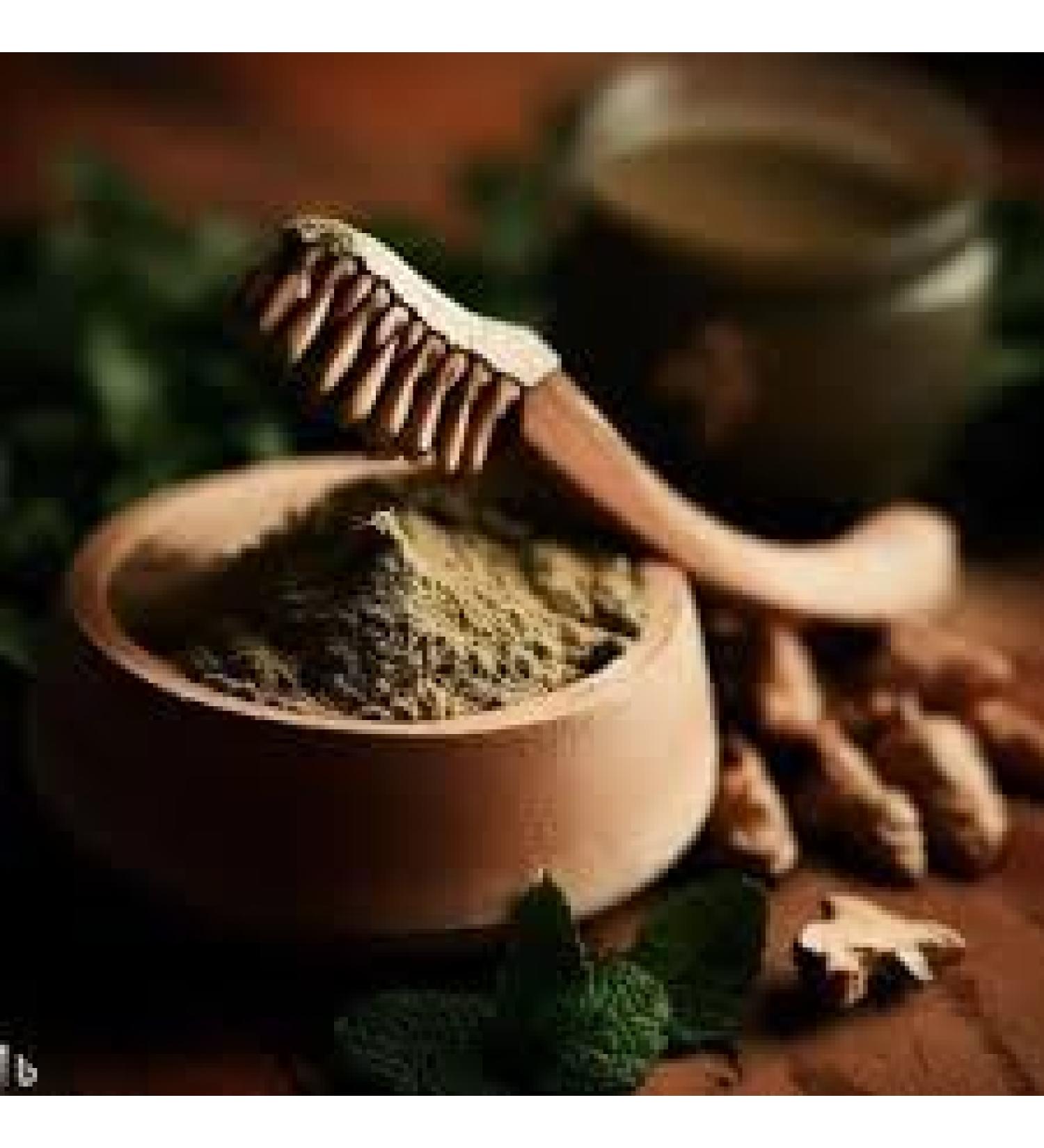 Generic Ayurvedic 3oz Herbal Tooth Powder/Tighten Loose Teeth/Stop bleeding Gums 0.75 Ounce (Pack of 4)