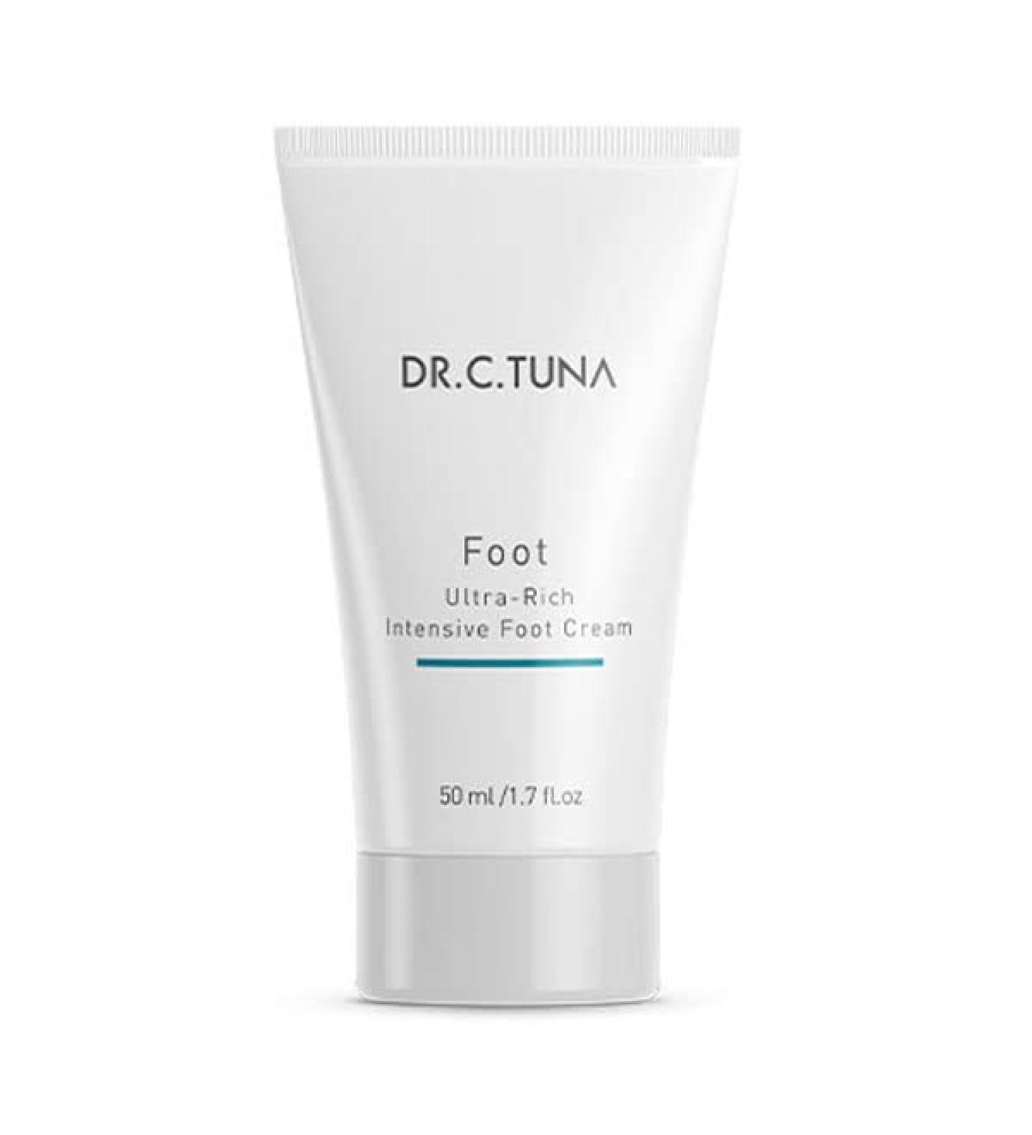 FARMASi Dr. C. Tuna Foot Care Ultra-Rich Intensive Foot Cream  Fast Relief for Dry  Cracked  Feet and Heels  Moisturizes and Softens with Shea Butter  Restores Comfort  Stops Nasty Odor  1.7 fl. oz