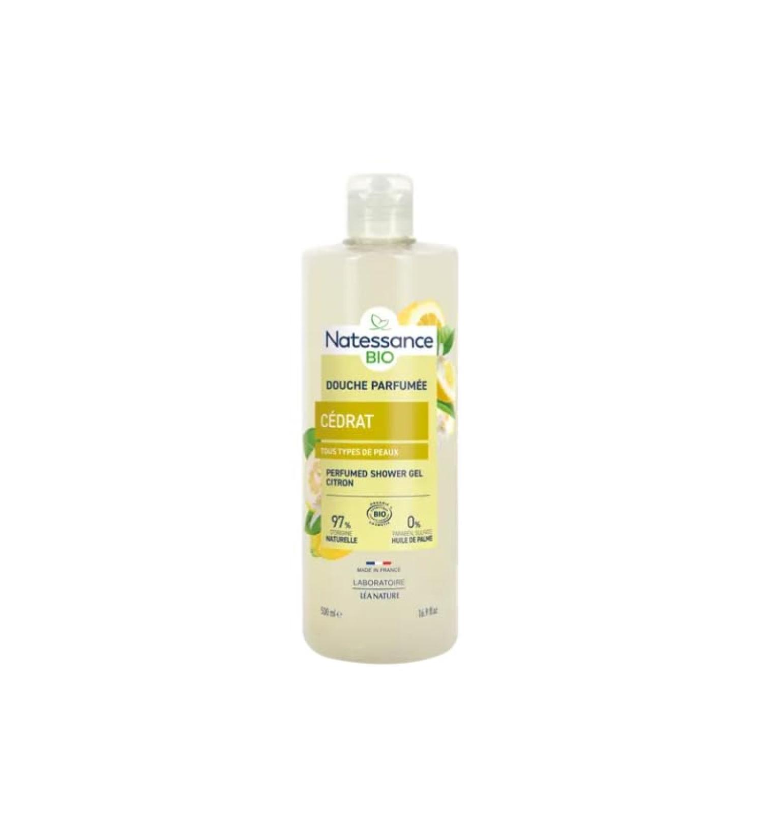 Natessance Citron shower gel 500 ml