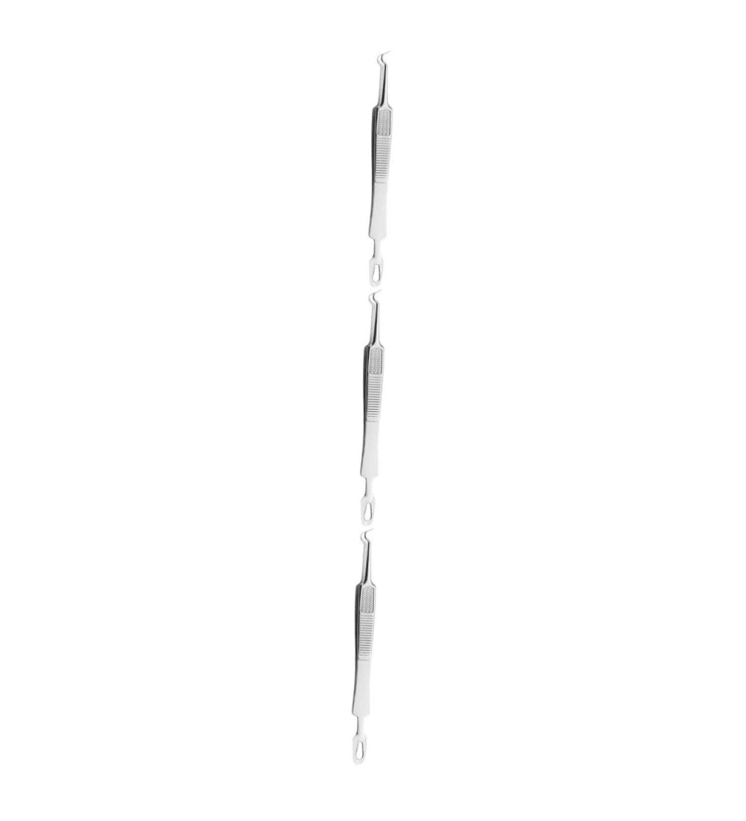 Healeved 9 Pcs Clip Remover Pimple Blackhead Tweezers Kit Pimple Tools Pimple Extractor Stainless Steel - Buy Online on GoSupps.com
