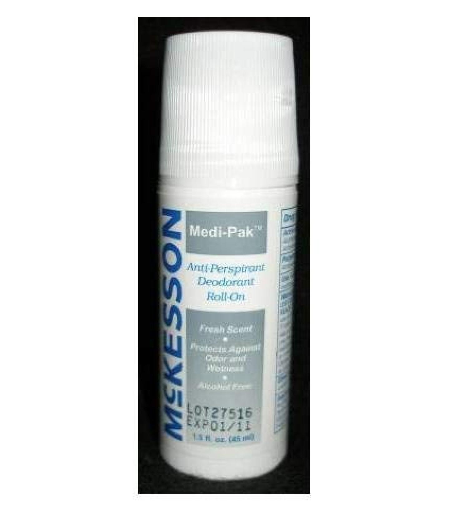 MCK10151700 - Mckesson Brand Antiperspirant / Deodorant Medi-Pak Roll-On Fresh Scent