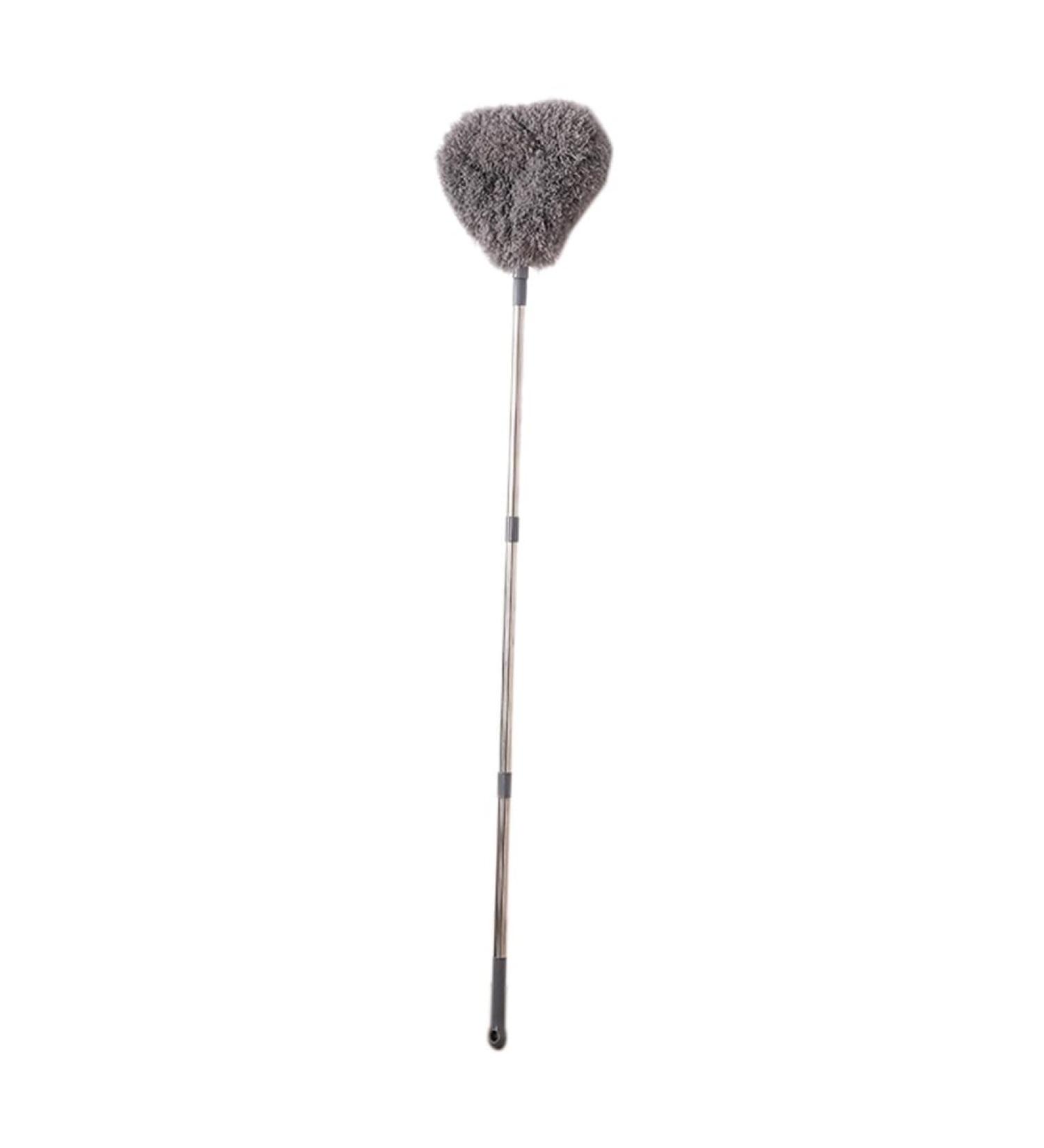 yixue Retractable Duster Stainless Steel Long Handle Dusting Brush Car Household Cleaning Tools Easy to Use Gray Grey - Buy Online on GoSupps.com