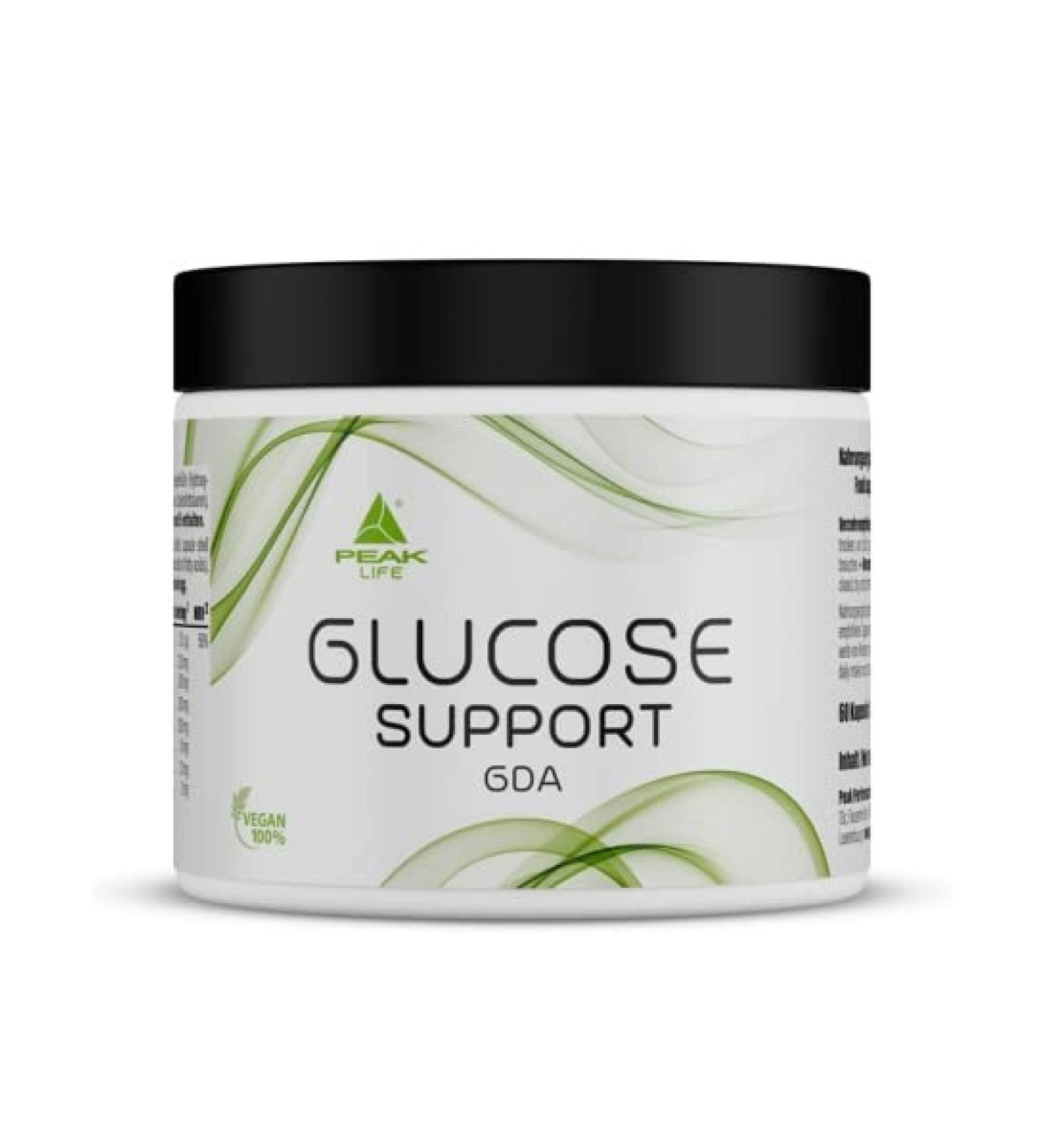 PEAK Glucose Support (GDA) - 60 Vegan Capsules | Blood Sugar Support & Glucose Disposal Agent with Berberine | Optimize Carbohydrate Metabolism Worldwide - Buy Online on GoSupps.com