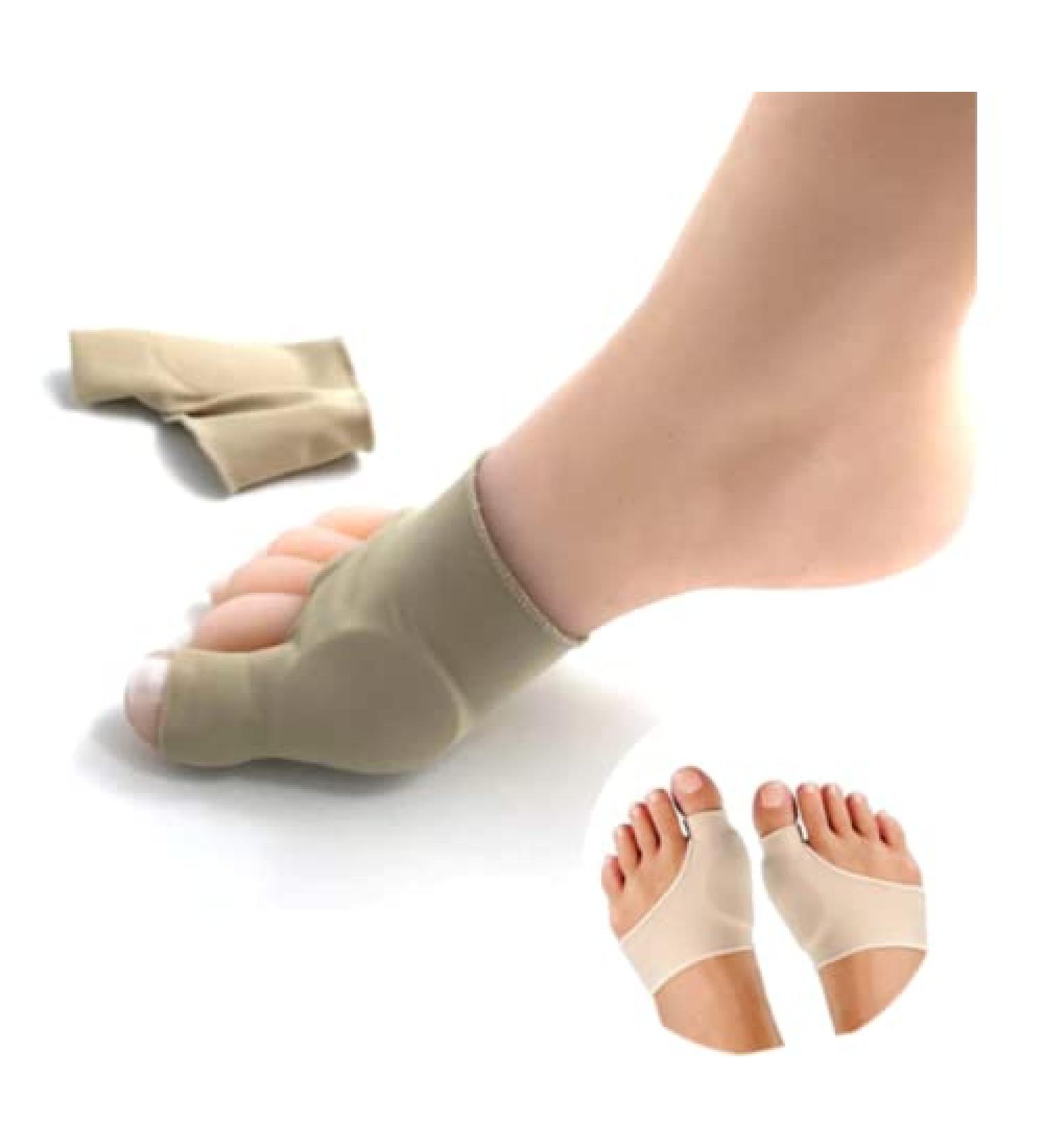 Saraoriginalhop Foot Care: 1 Pair of Algae Light Correction Separators with Socks & Gel Pillows Immediate Relief for Men & Women - Buy Online on GoSupps.com