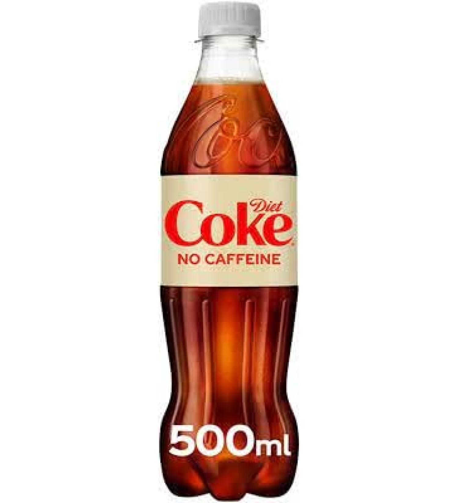 Diet Coke Caffeine Free No Sugar No Caffine 500ml (24 Bottles (2 Case)) - Buy Online on GoSupps.com