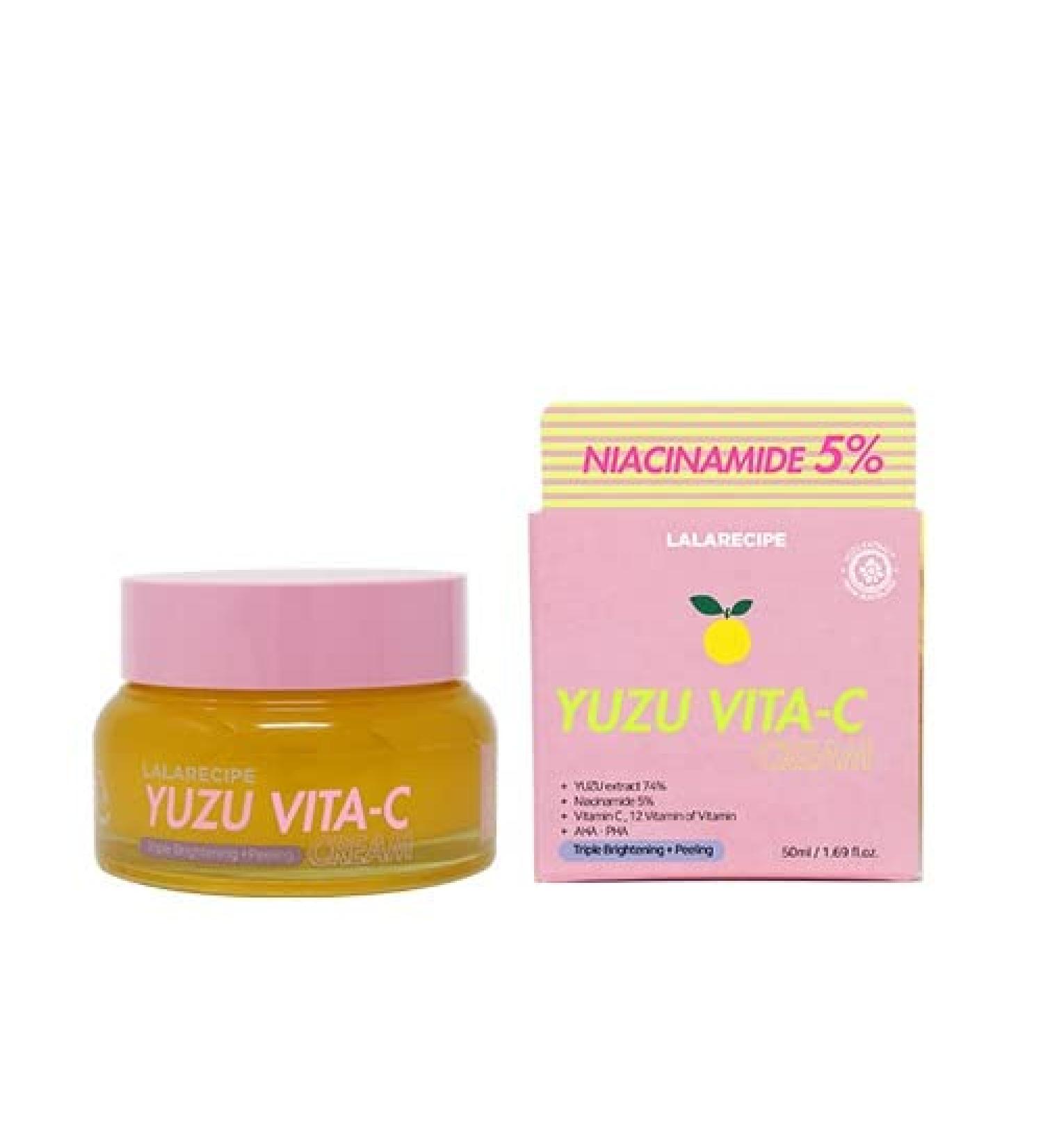YUZU Citrus Vitamin C Ampoule & Cream - Vegan 1.69 fl. oz - Boost Your Skin's Radiance - Buy Online on GoSupps.com