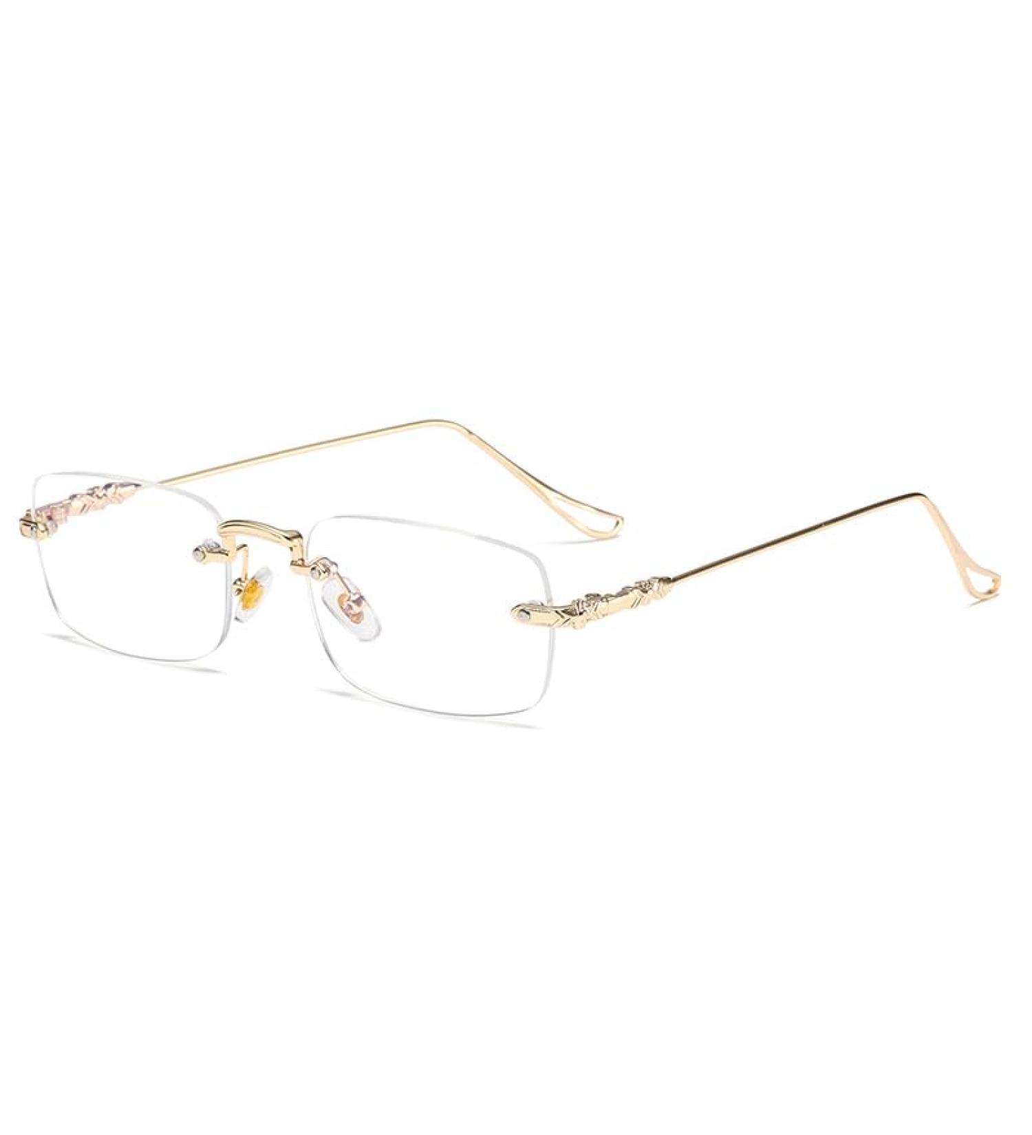 Eyglajdd Metal Reading Glasses for Men & Women - Unisex 1.0x Gold Reading Aid - International Shipping Available - Buy Online on GoSupps.com