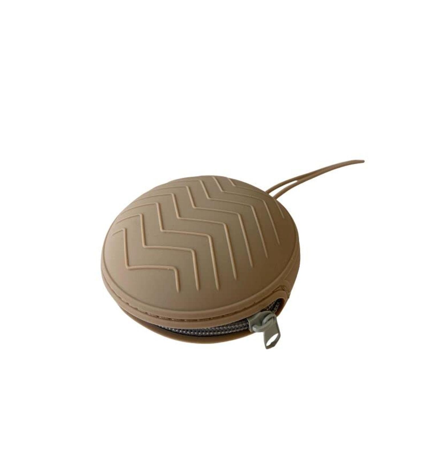 Silicone Pacifier Case with Zipper | BPA-Free Travel Case for Boys & Girls | Durable Pacifier Accessories - Beige - Buy Online on GoSupps.com