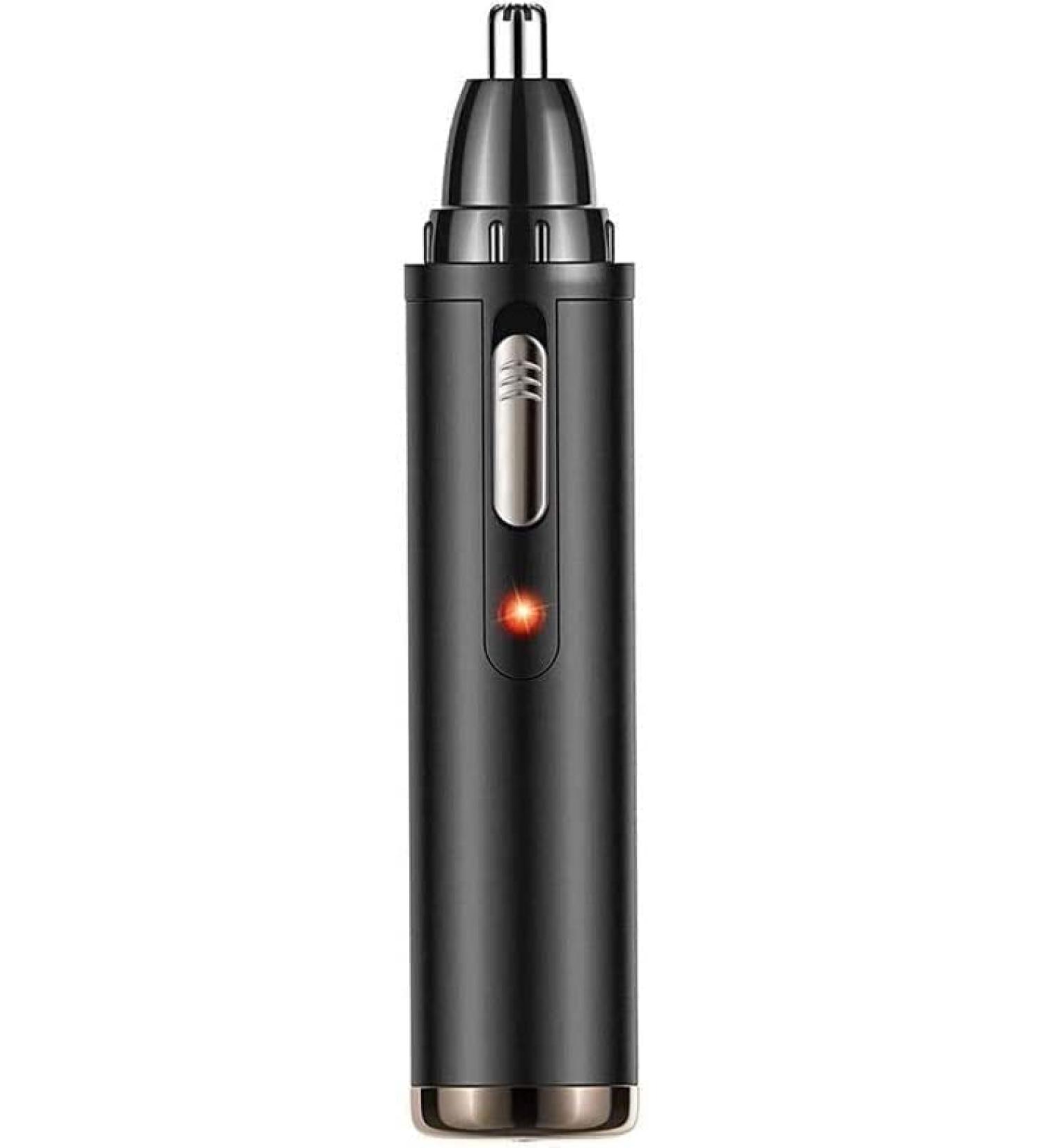 Professional Nose and Ear Hair Trimmer - Painless Waterproof Stainless Steel - Dual Edge Blades for Men & Women - Mute Motor & Cleaning Brush Included - Buy Online on GoSupps.com