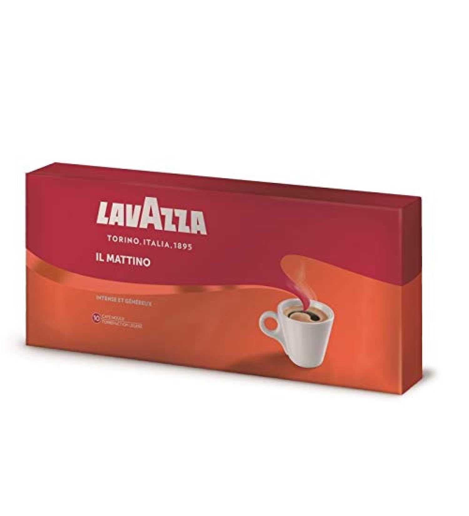  G n rique LAVAZZA Il Mattino Ground Coffee 1kg - The pleasure of real Italian coffee at home - Family size for coffee lovers! - Pack of 3 - Sold as a set - Buy Online on GoSupps.com