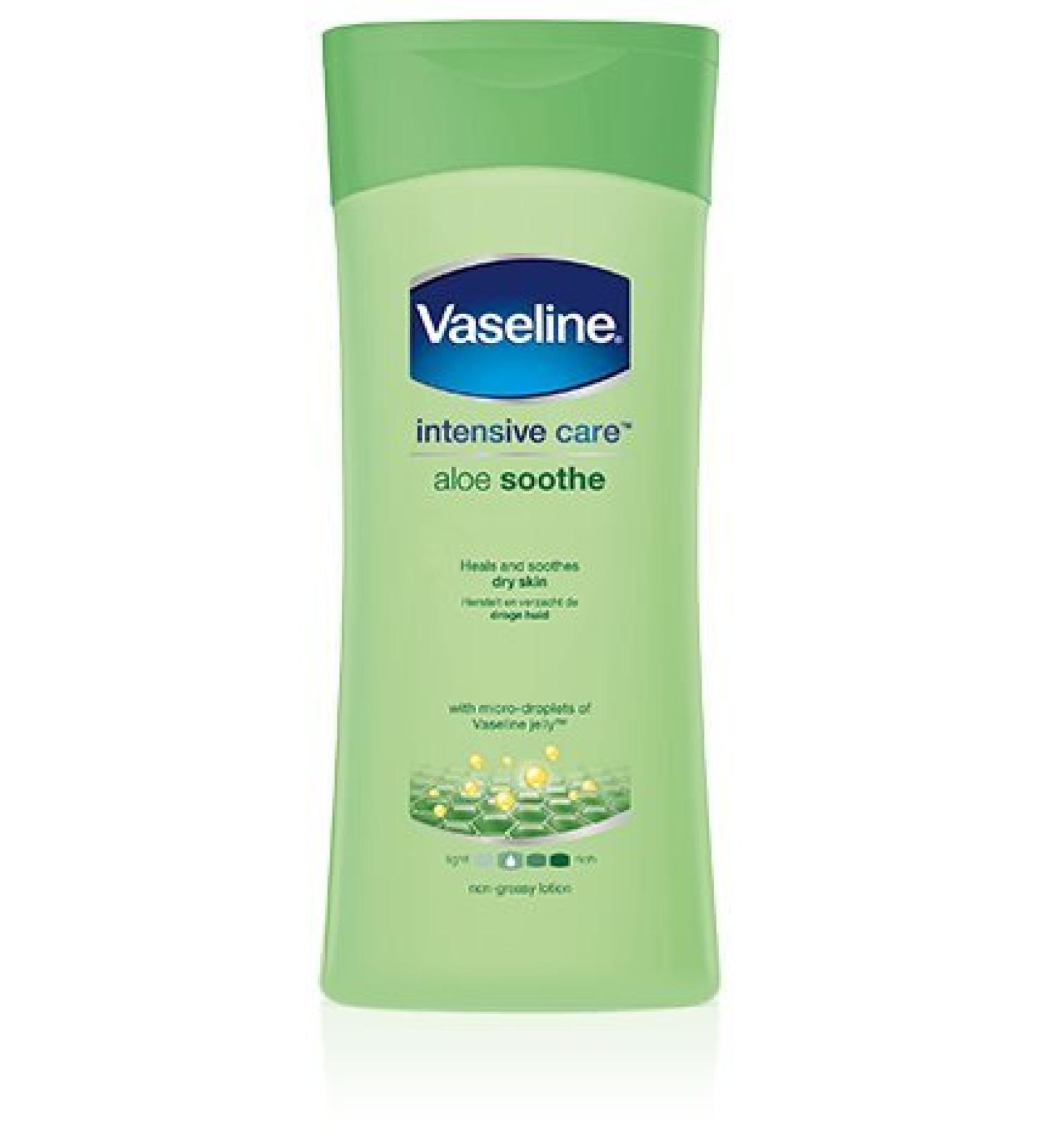 Vaseline Essential Moisture Aloe Fresh and Light Feeling 200 ml – Pack of 4