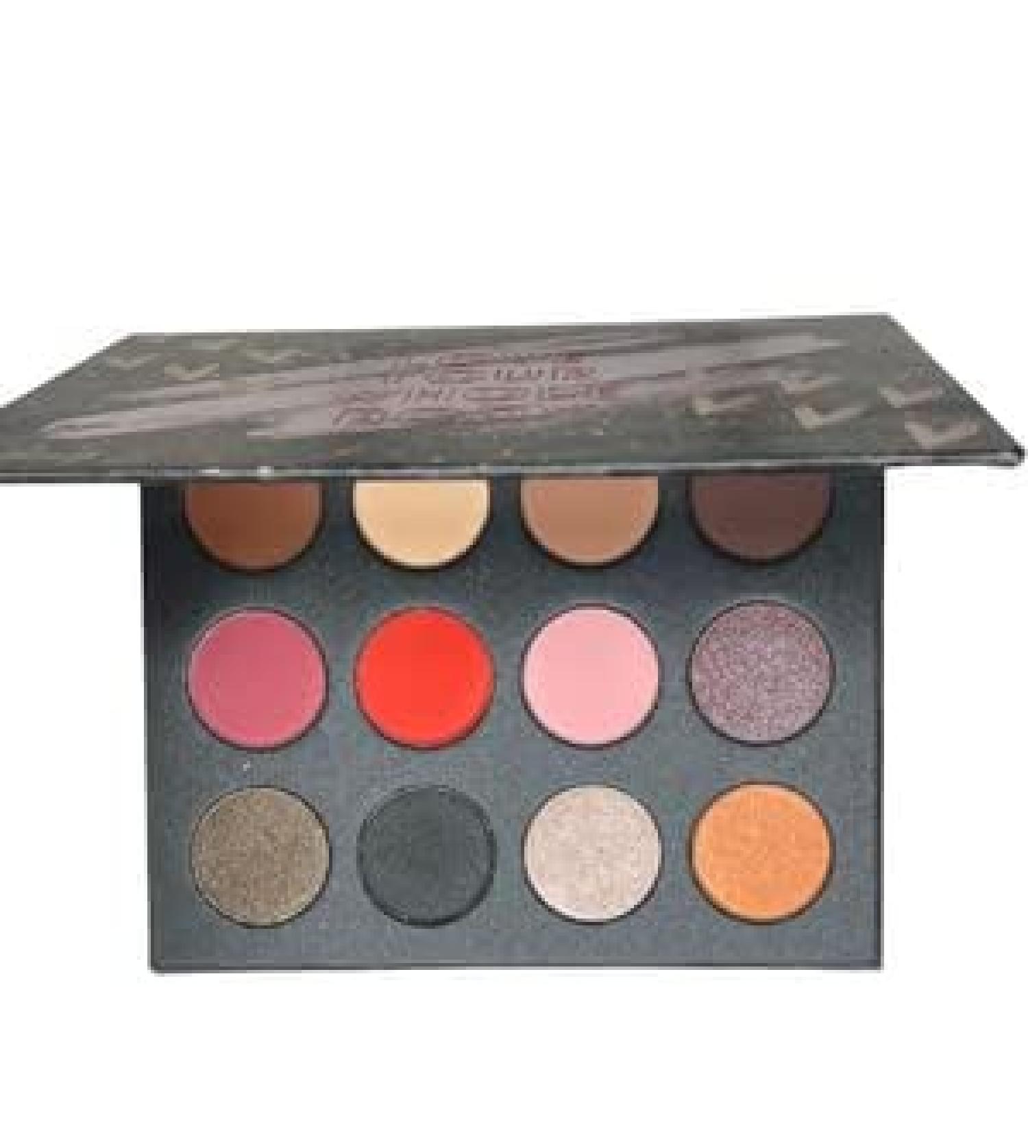 Buy Highly Pigmented Eye Shadow Palette - Day to Night Look Paraben Free | Perfect for All Skin Tones - Love Your Whole Body - Buy Online on GoSupps.com