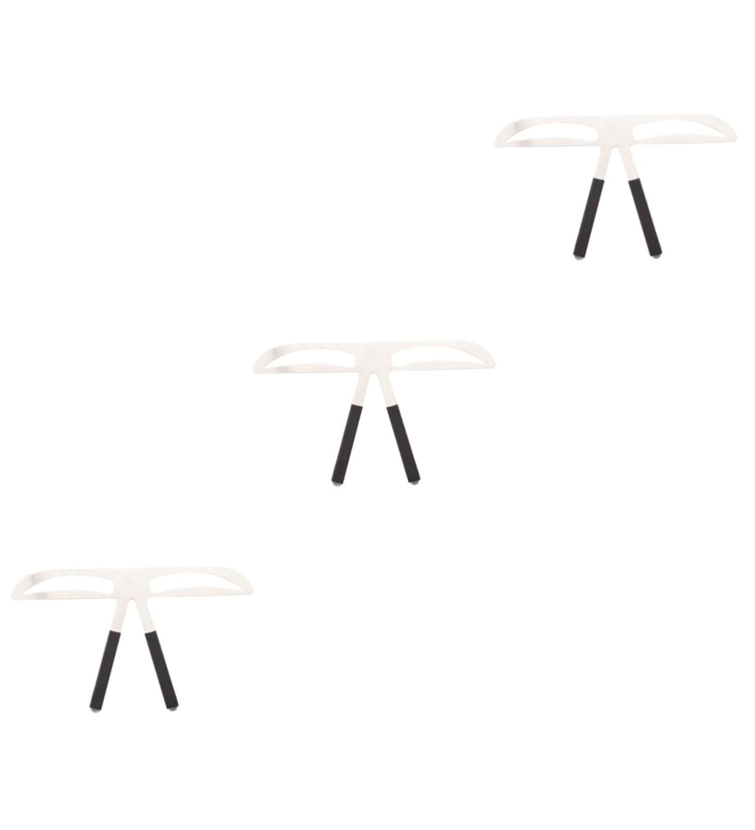 FOMIYES 3pcs Eye Brow Shaping Kit Make up Kit Molds Eyebrow Ruler Stencil Tool Eyebrow Trimming Beauty Card 1 count (Pack of 1) As Shownx3pcs - Buy Online on GoSupps.com