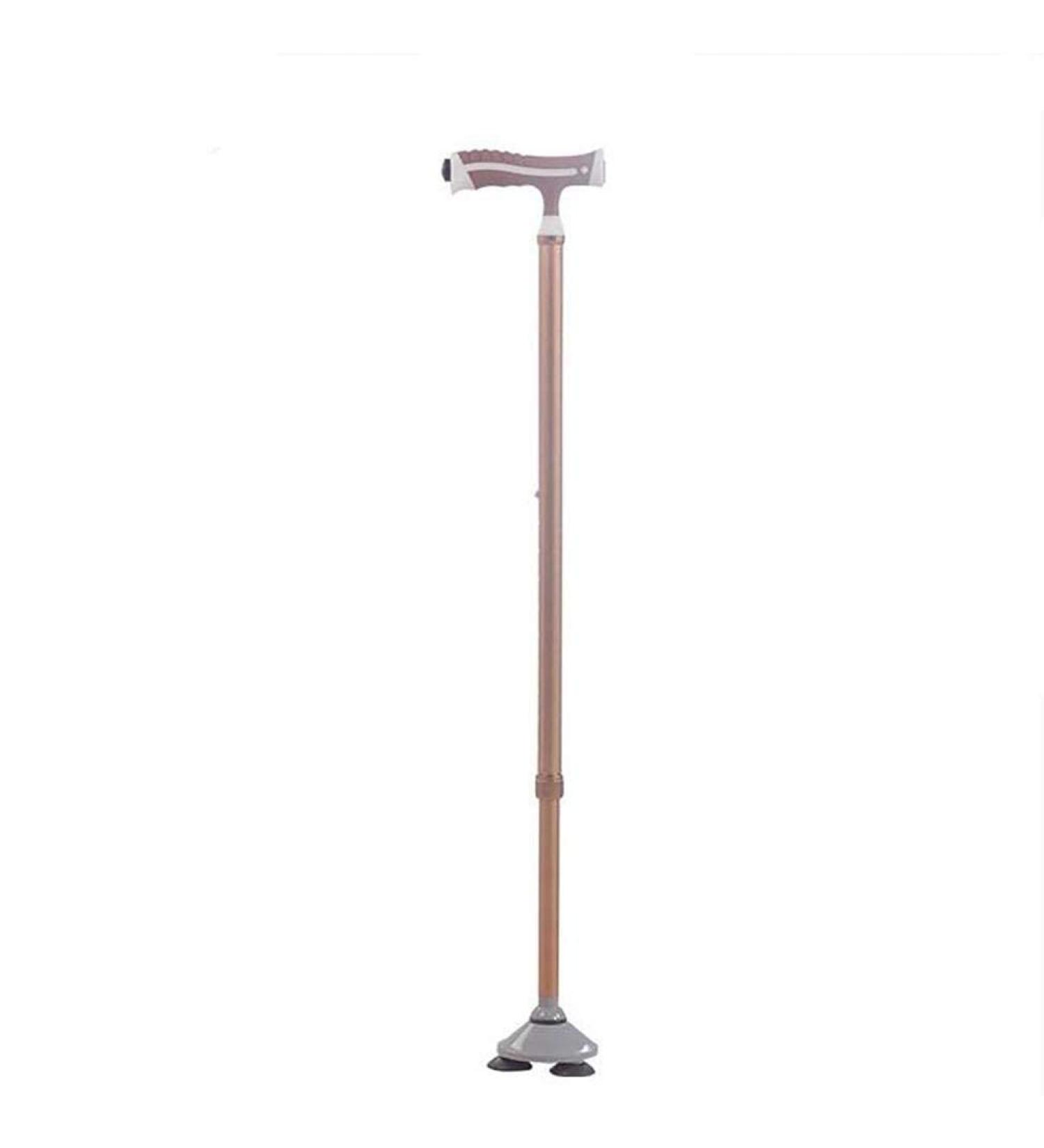 Canes Elderly Crutches Aluminum Alloy Small Three Foot Cane with Anti Skid Folding Foot Crutches B Innovate