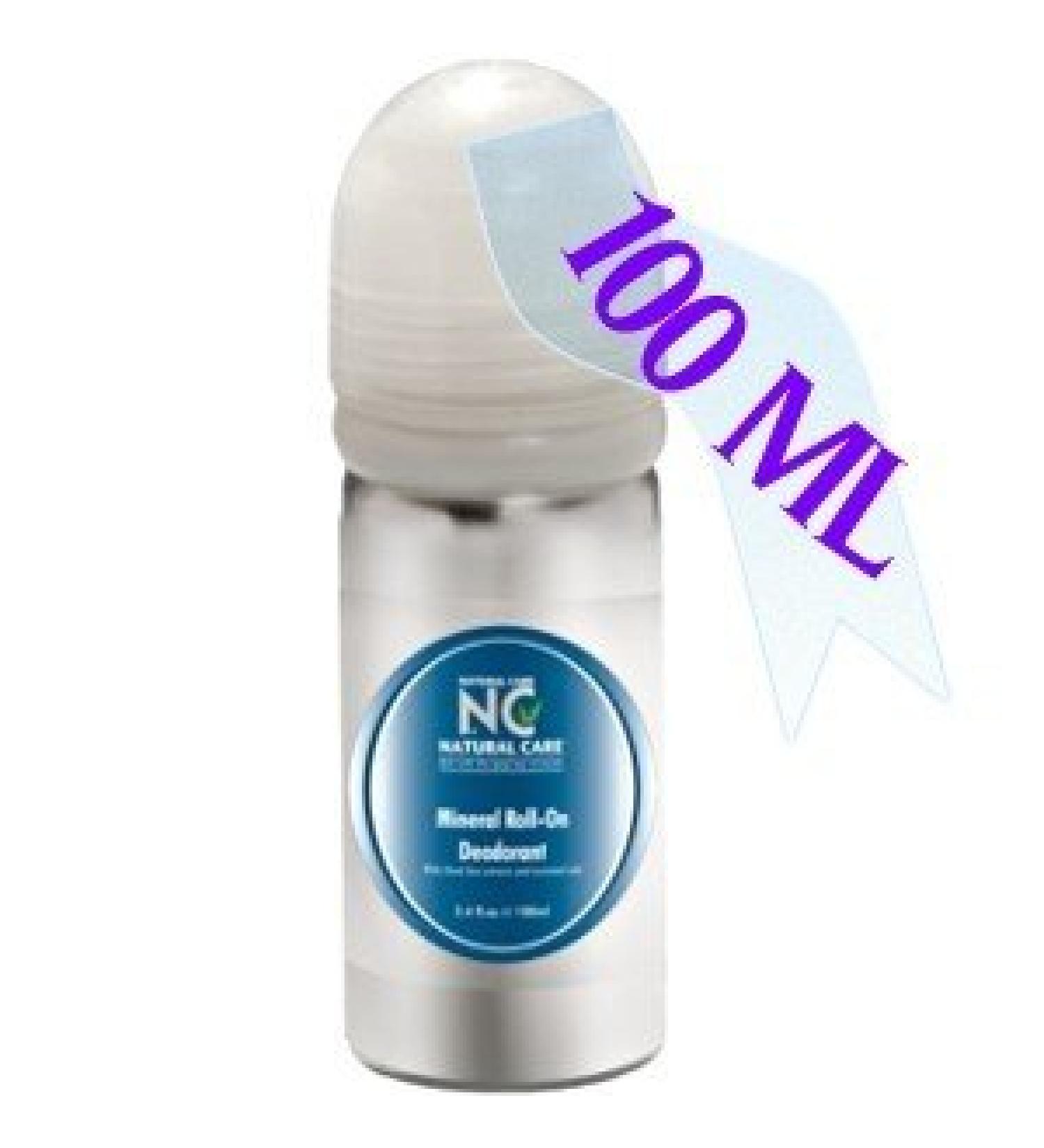 Mineral Roll-on Deodorant for Women & Men Effective Protection Alcohol-Free Clean and Comfort Natural Alum Deodorant