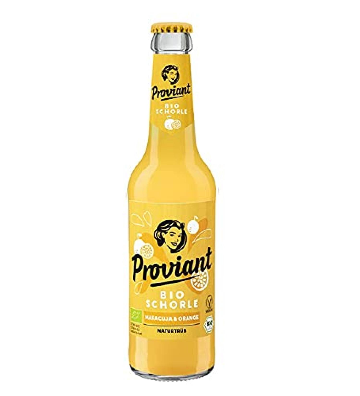 Proviant Proviant Passion Fruit & Orange Spritzer Naturally Cloudy 0.33 Litre Bottles Pack of 12