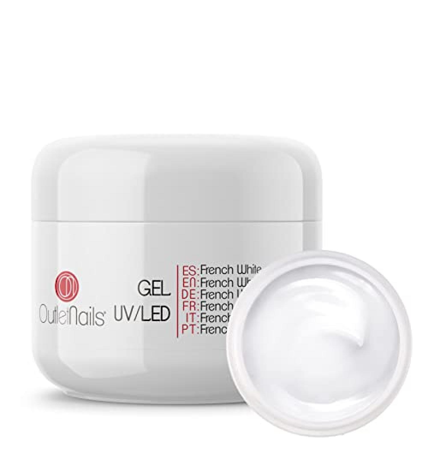 French White Gel UV/LED 50ml - Easy-to-Use Gel Nails | Outlet Nails - Perfect for International Shipping - Buy Online on GoSupps.com