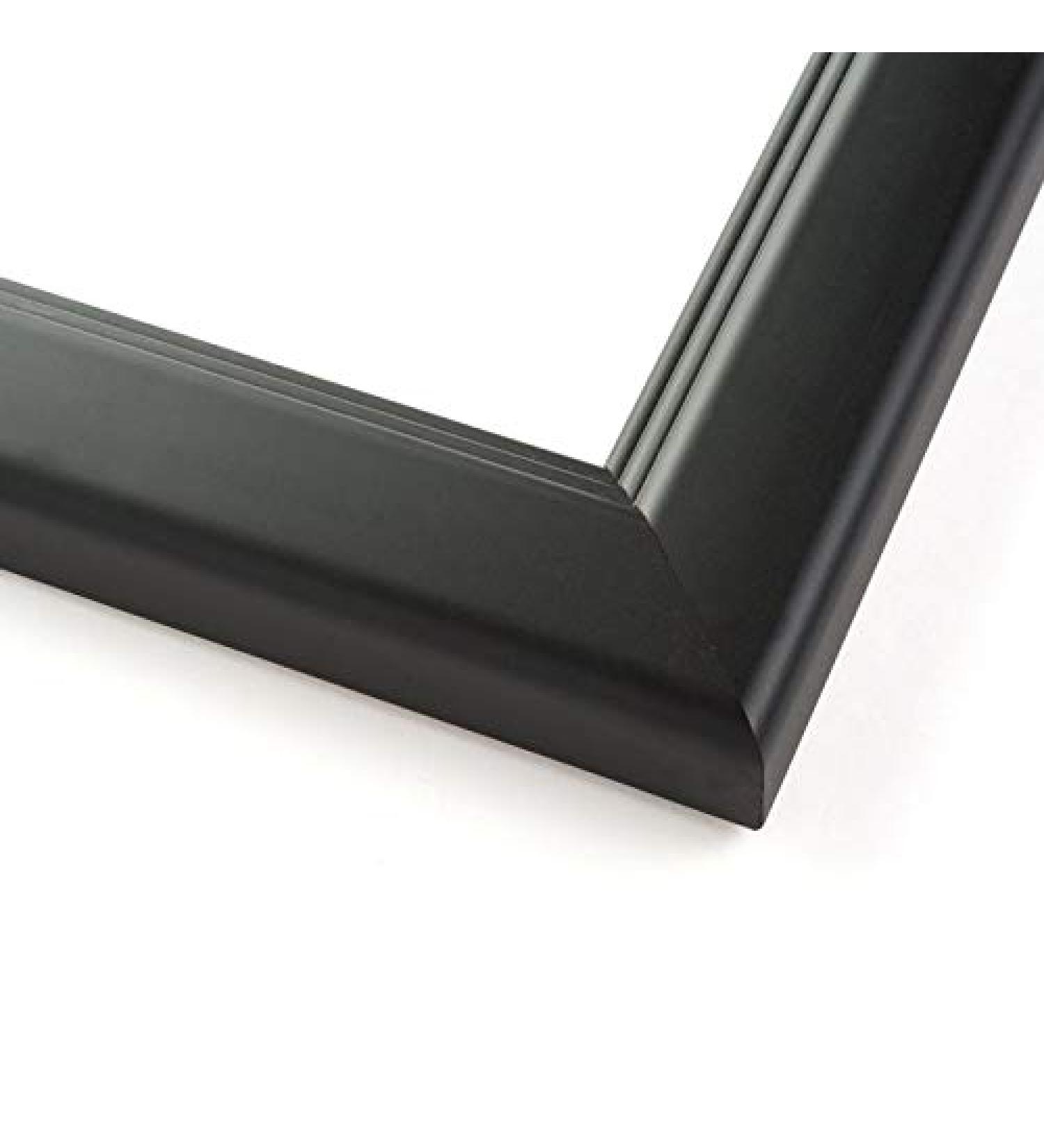 CountryArtHouse Contemporary Black Wood Picture Frame Moulding - 18ft Bundle, 1.5 Width, 7/16 Rabbet Depth - Buy Online on GoSupps.com