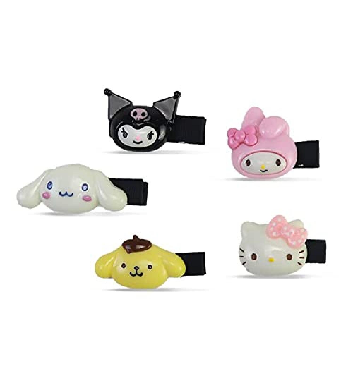 Santa Cute Cartoon Hair Clips for Girls - Set of 5 Metal Snap Barrettes | Girls Hair Accessories Gift - Buy Online on GoSupps.com