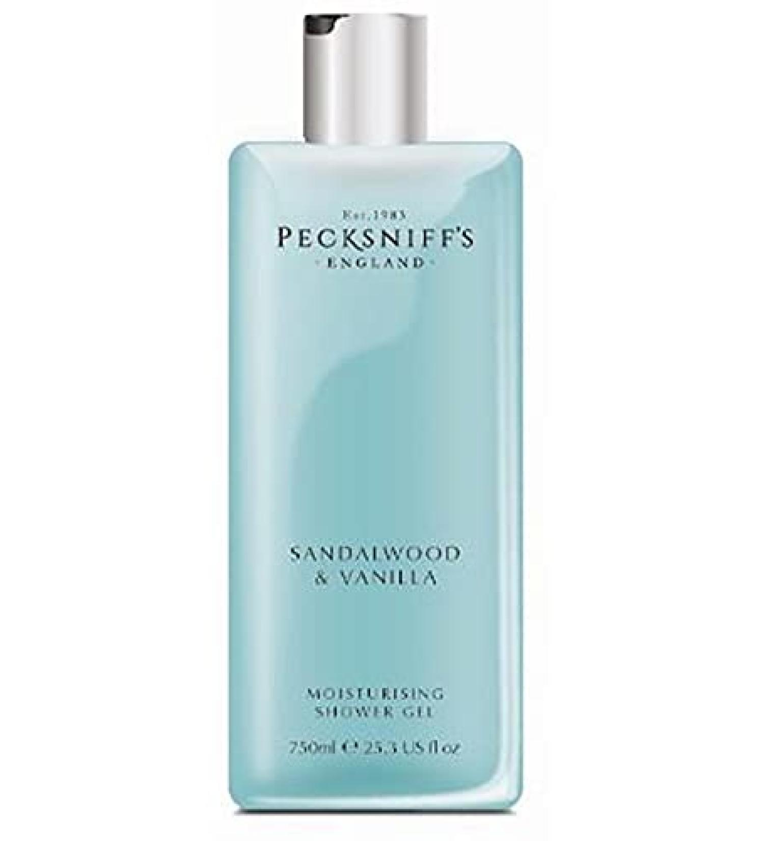 Pecksniff's Classic 750ml Shower Gel Sandalwood & Vanilla