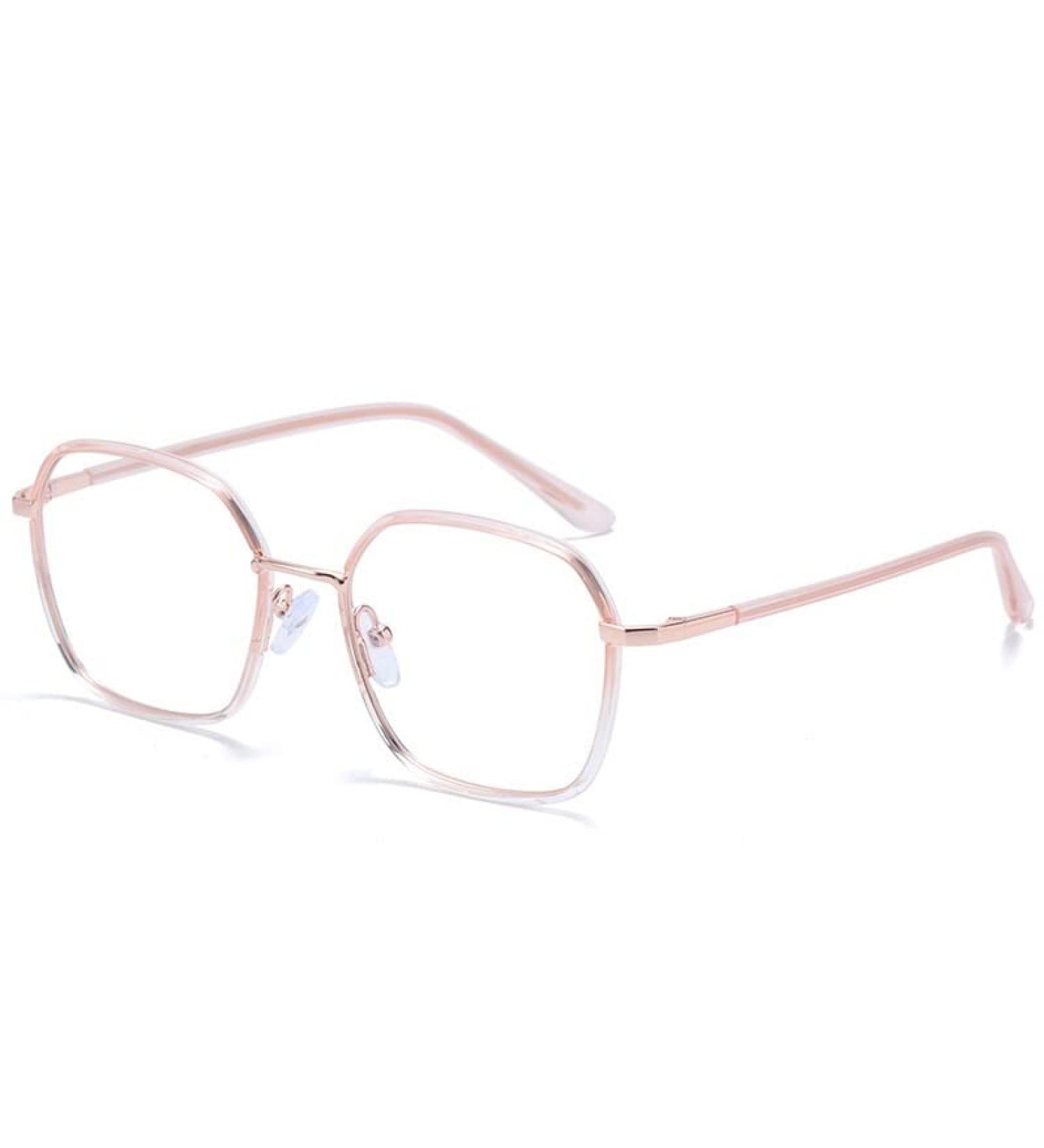 Shop Anti Eyestrain Blue Light Blocking Readers - Pink +0.00 Sturdy Reading Glasses for Comfort - Buy Online on GoSupps.com