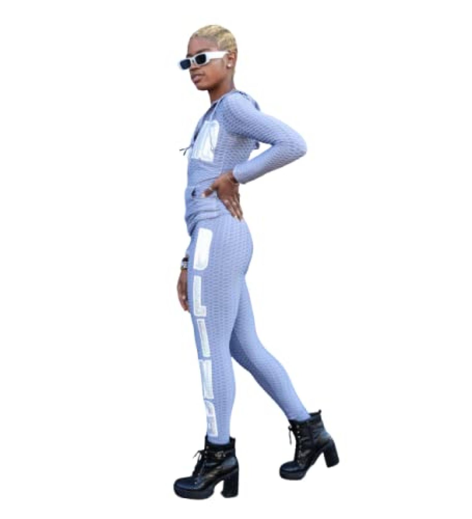 Bling by GiGi Brazilian Cut Pant Set with Sequin Detail - Silver (Large) - Buy Online on GoSupps.com