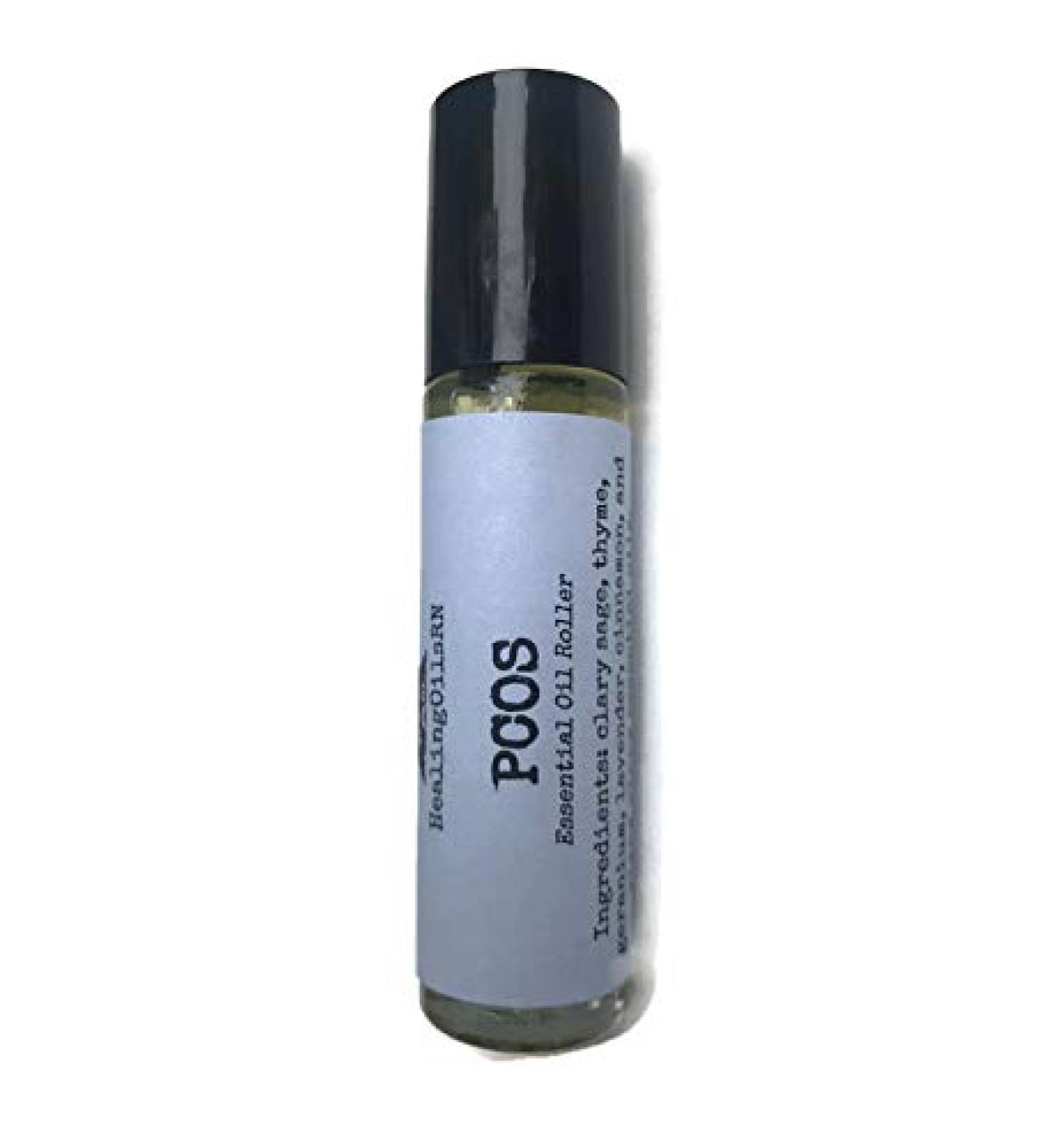 PCOS Essential Oil Roll-on Blend 10ml | 100% Therapeutic Grade for Polycystic Ovarian Syndrome Relief - Buy Online on GoSupps.com