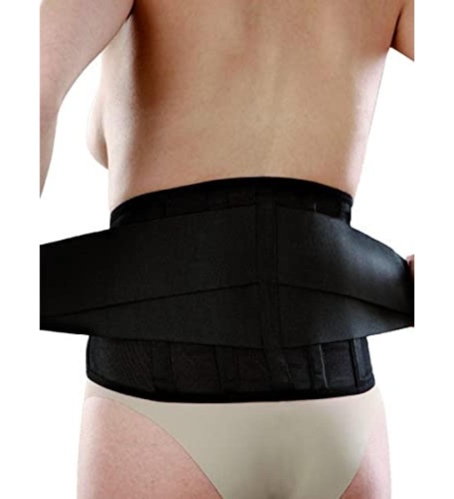 Neoprene Reinforced Lumbosacral Belt Ref. 3081 Orione - Black Colour Size M inch. 29.52"-33.07" (75-84 cm.)