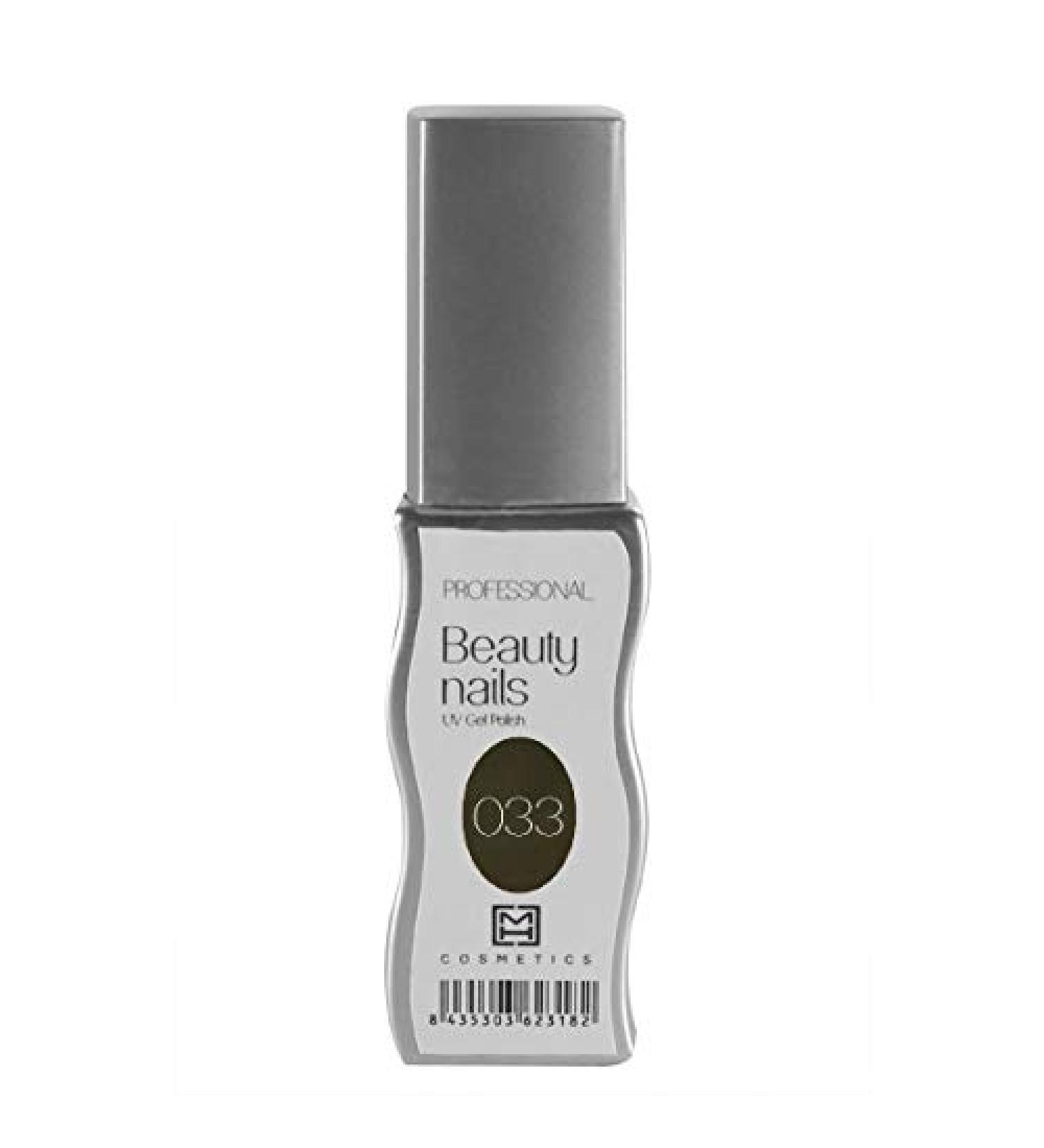 MH Cosmetics Gel Polish Semipermanent 033 green brown 1 pack (1 x 10 ml)