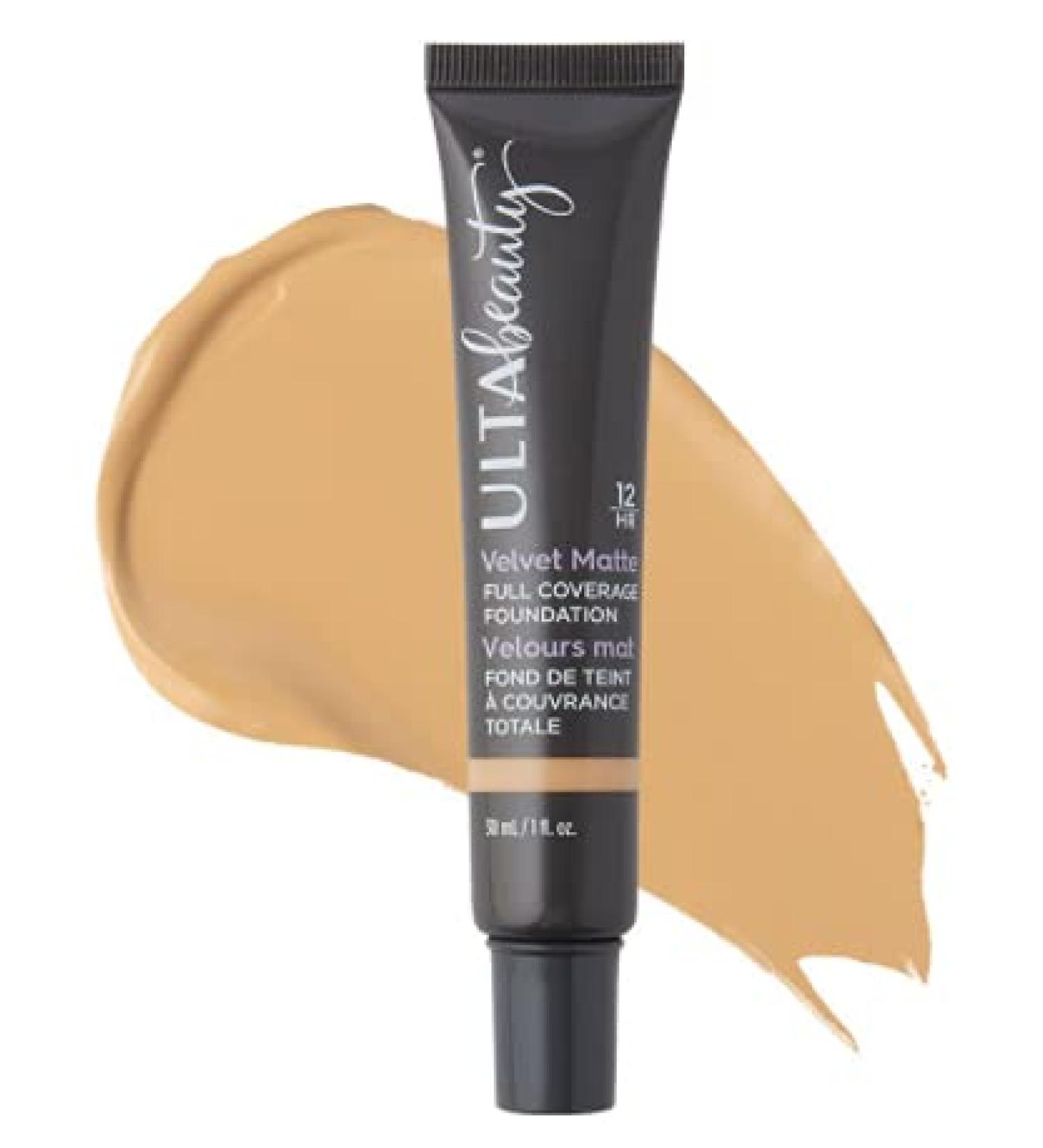 Ulta Beauty Velvet Matte Longwear Foundation - Medium Warm | Full Coverage Formula - Buy Online on GoSupps.com