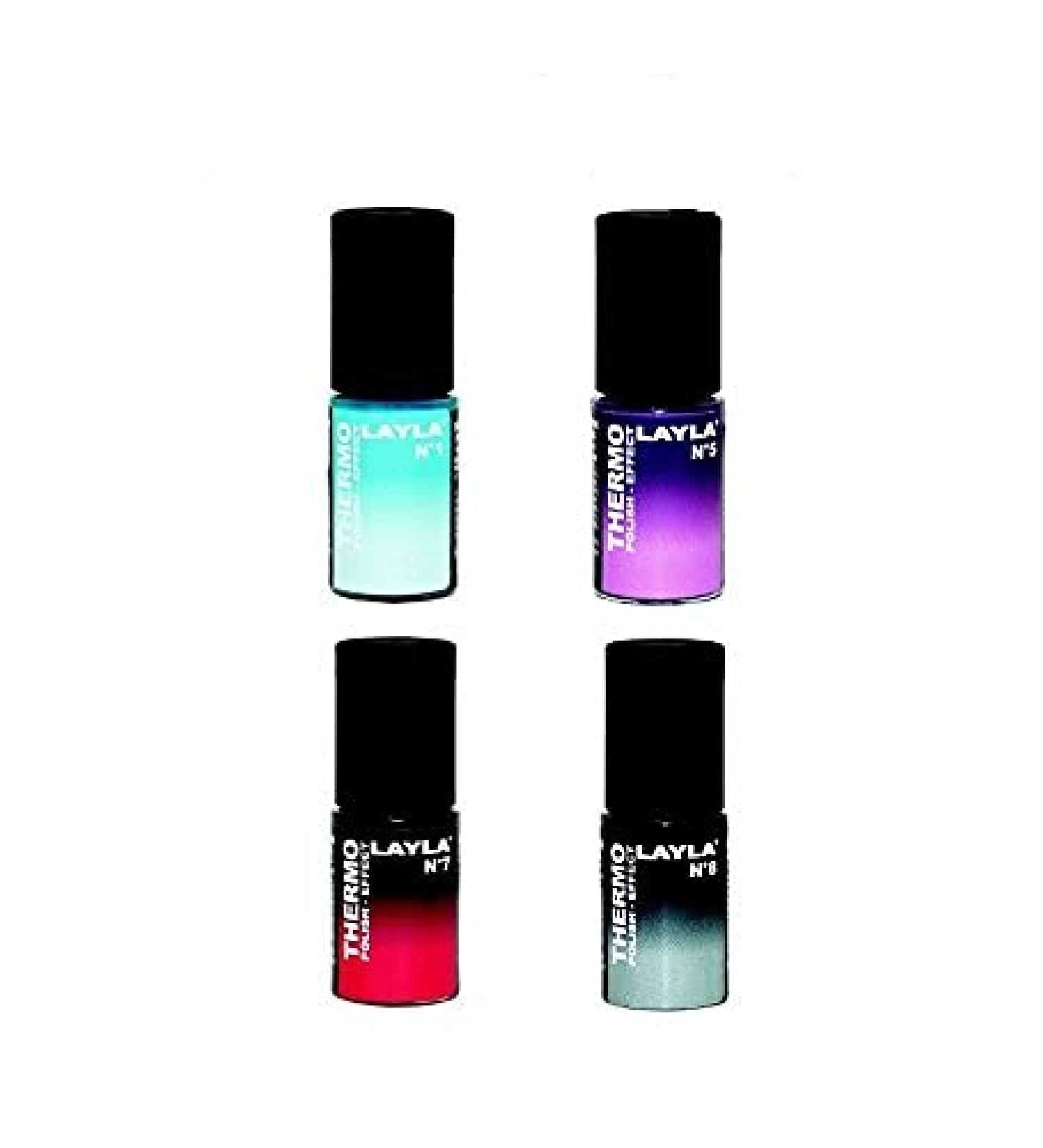 LAYLA THERMO NAIL POLISH - BEST OF - 4 COLOURS SET
