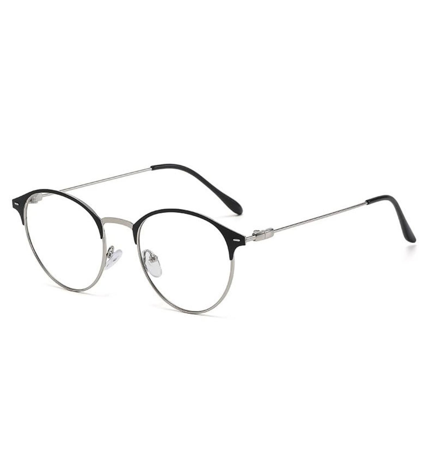 Fuqinqingoz ROUSE METAL Reading Glasses - Blue Light Blocking +250 Presbyopia Glasses Anti-UV Flat Lighting Mirror (Color: C2) - Shop Internationally - Buy Online on GoSupps.com