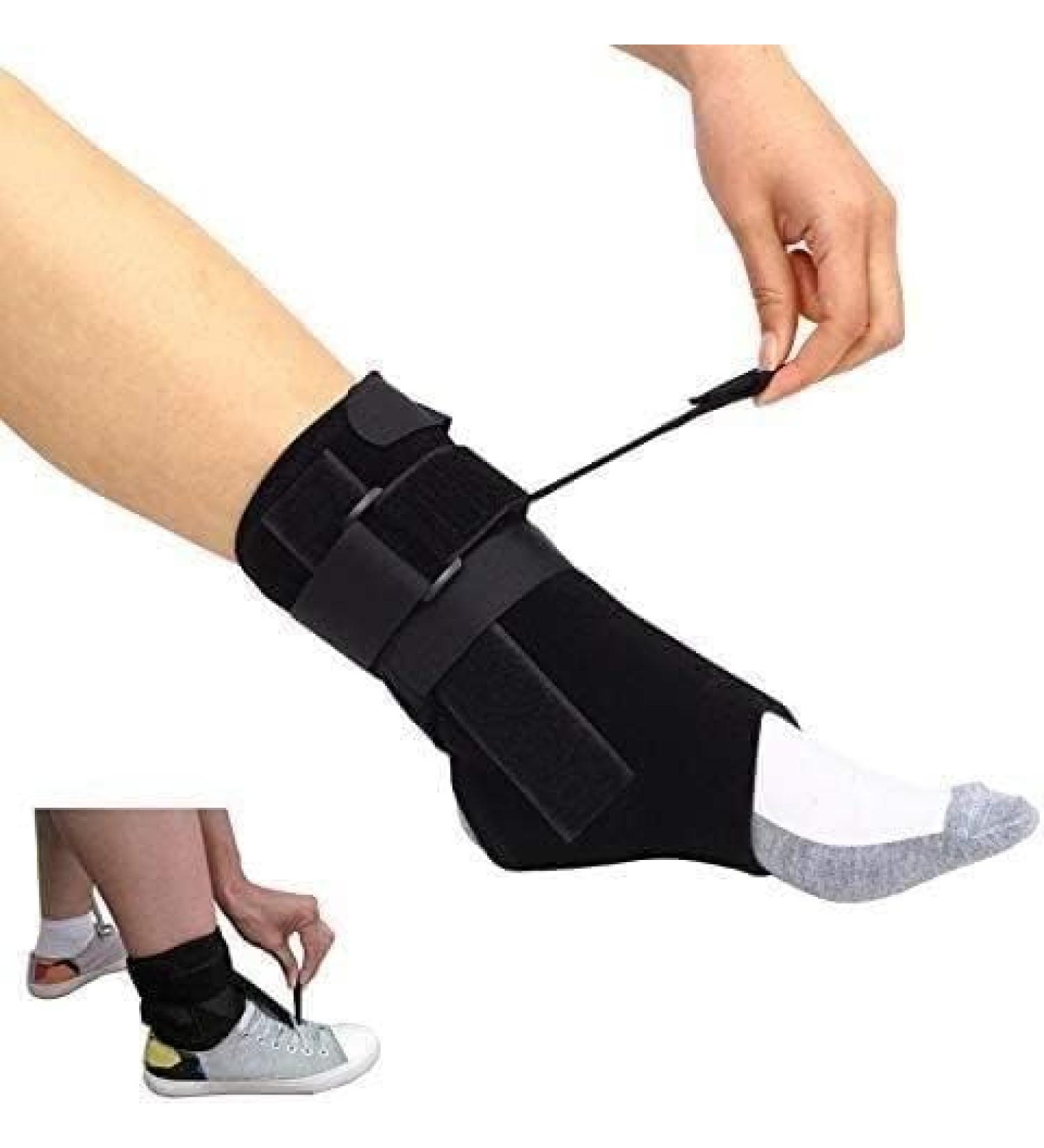 Buy Adjustable Ankle Foot Orthosis for Drop Foot - Stabilizer for Flaccid Foot & Dorsiflexion Movement (Small) | International Shipping Available - Buy Online on GoSupps.com