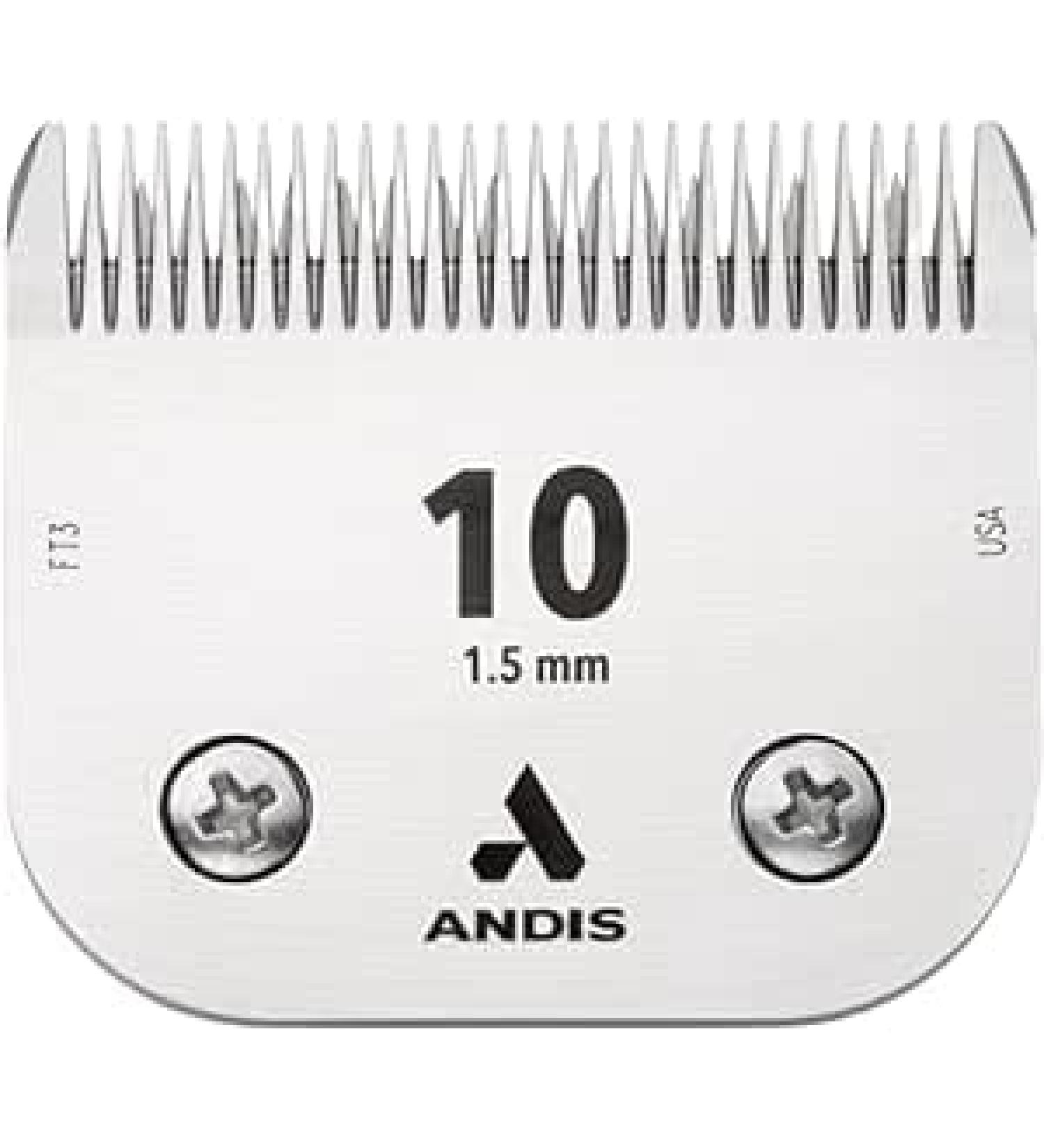 Andis Ultra-Edge No. 10 Size 1.5mm Professional Grooming Blade For Professional Grooming