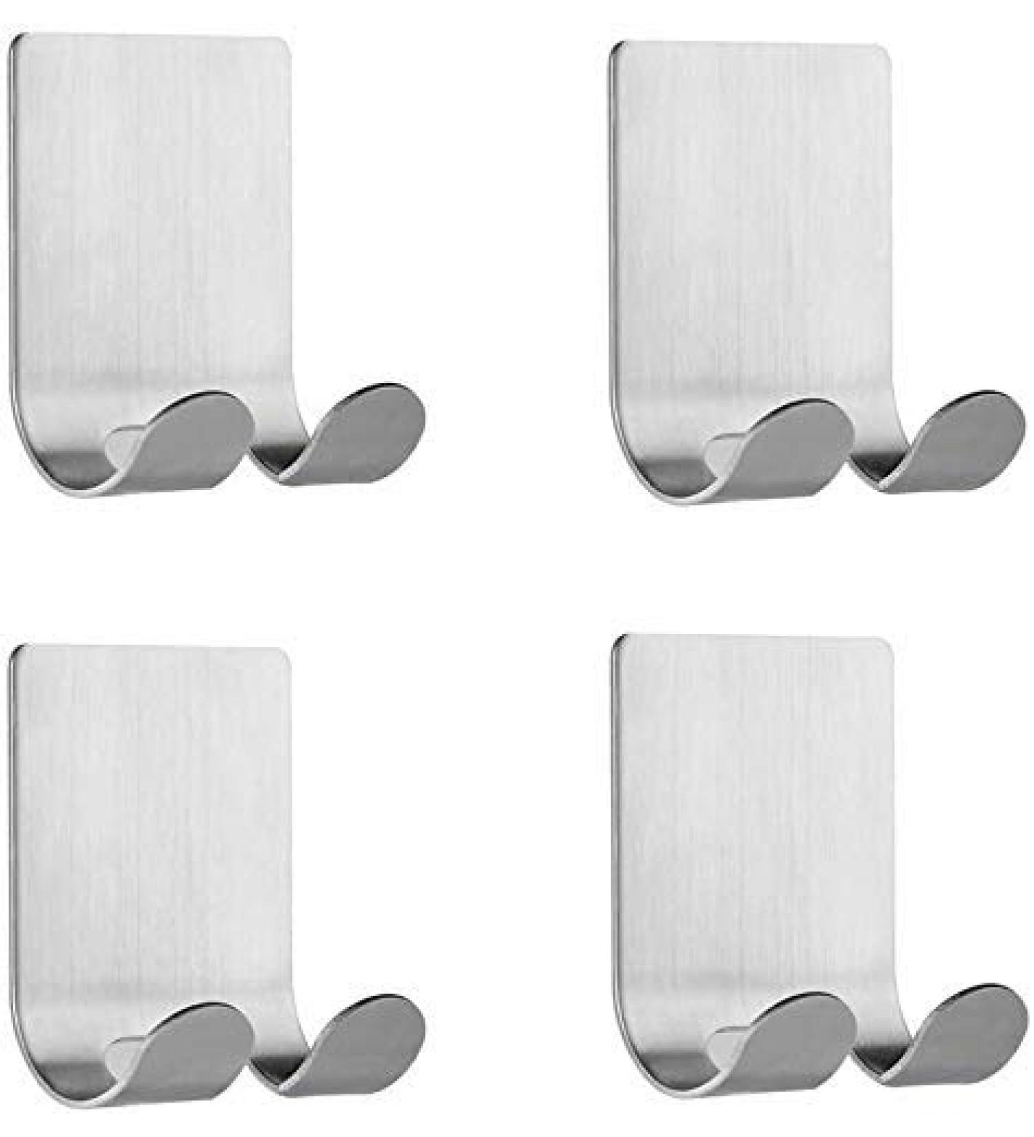 NUOWEI DUCK Razor Holder - Multi-Purpose Self-Adhesive Stainless Steel Hooks for Shower Kitchen Towel & More (8 Pack) | Waterproof & Durable - Buy Online on GoSupps.com