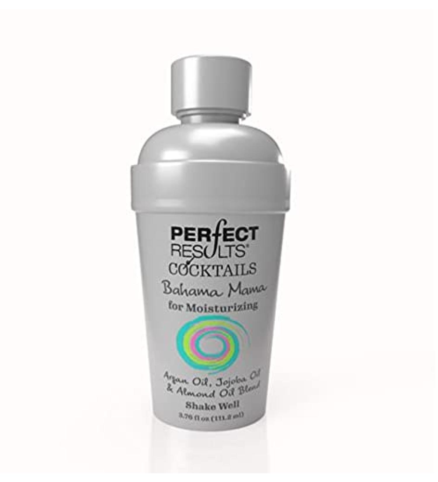 Perfect Results Cocktails Bahama Mama Hair and Skin Oil (3.76 oz) - Lightweight & Moisturizing - Argon Jojoba & Almond Oil