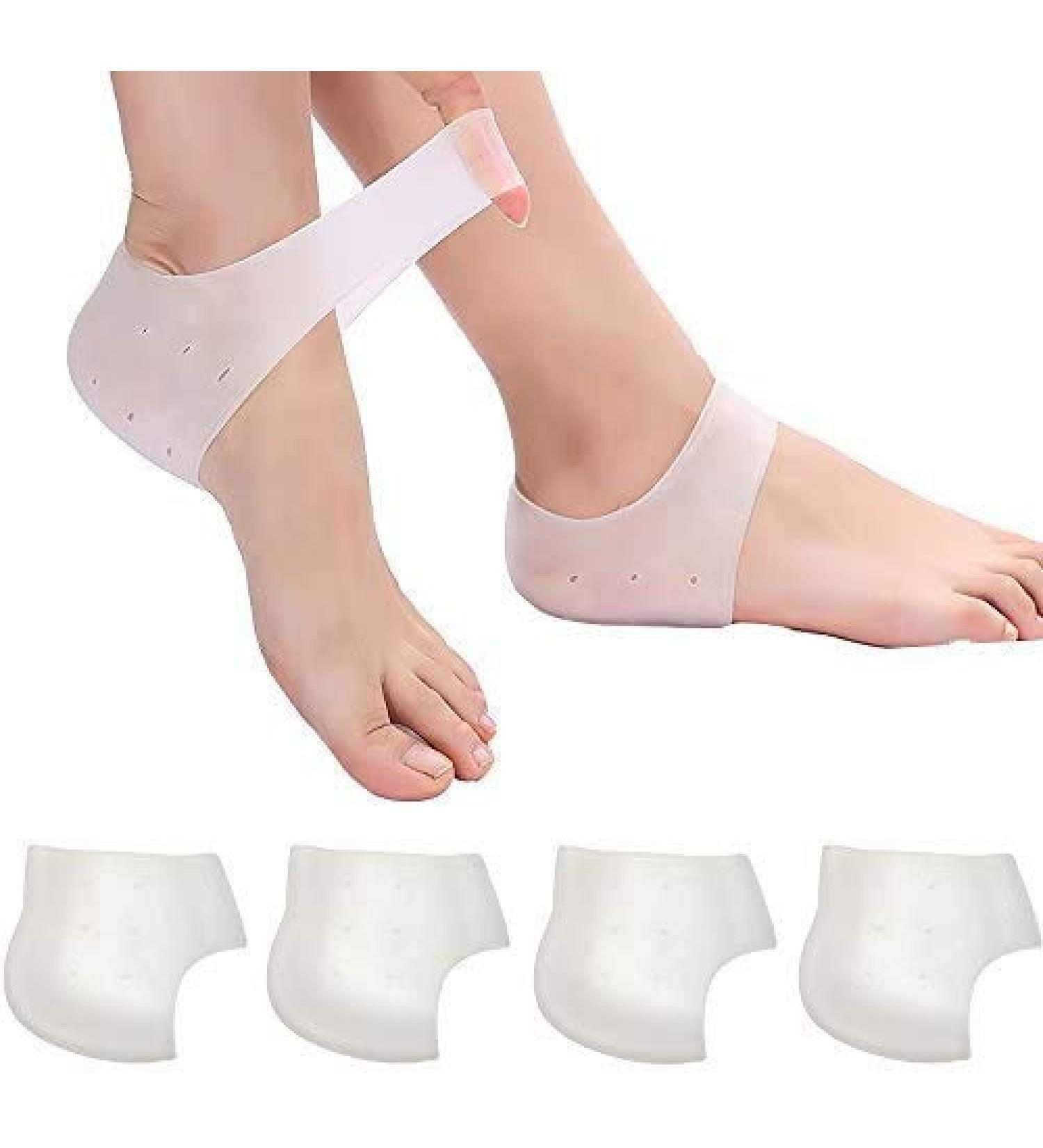 Silicone Gel Heel Spur Bandage Sock - Breathable Heel Protection for Swelling & Pain Relief | International Shipping - Buy Online on GoSupps.com