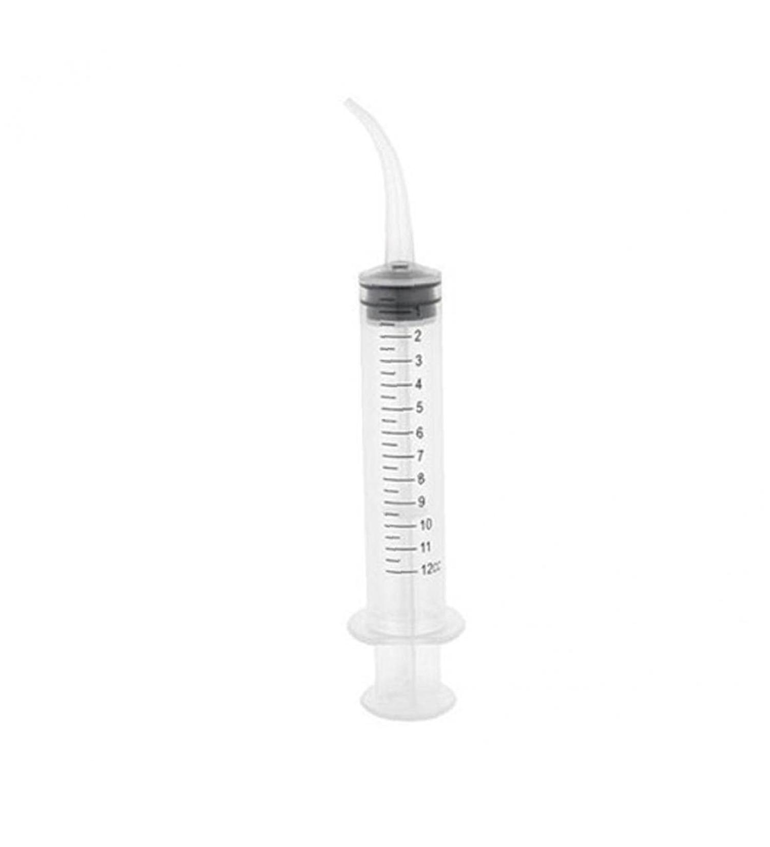 Buy Dental Irrigation Syringe - Curved Tip Cleaning & Feeding Syringe for Optimal Oral Hygiene | Fast International Shipping - Buy Online on GoSupps.com